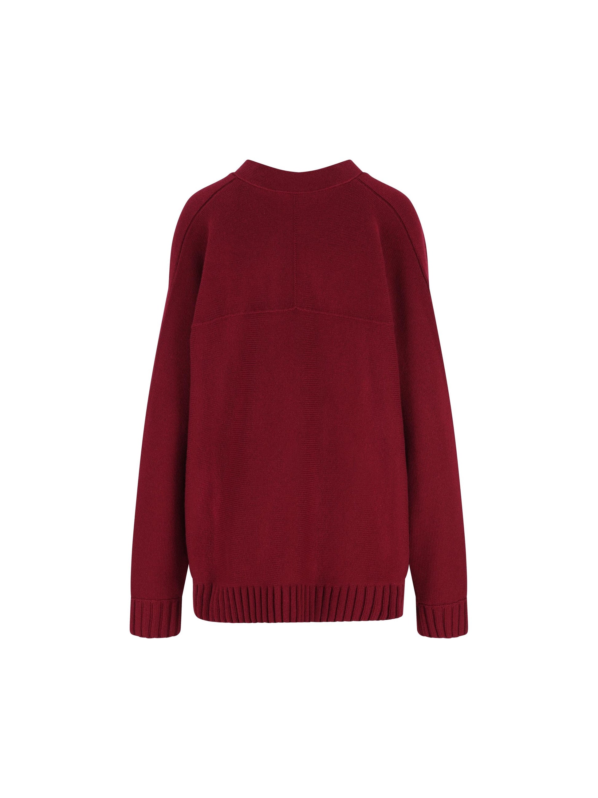 Cardigan in lana vergine e cashmere con dettaglio Morsetto 836378 XKE0Y6122 GUCCI 