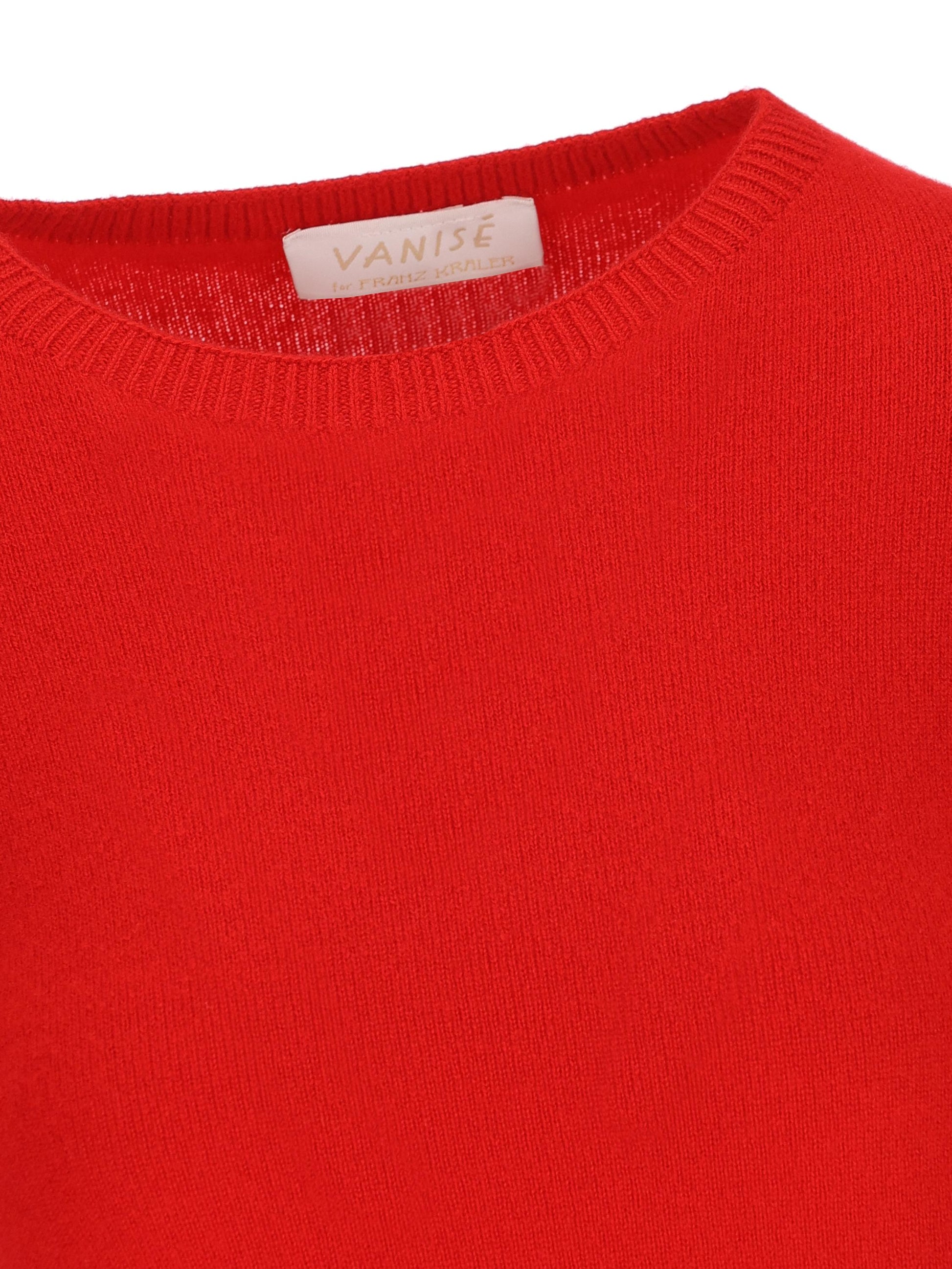Maglia realizzata in cashmere. V36614 FUOCO VANISE' 