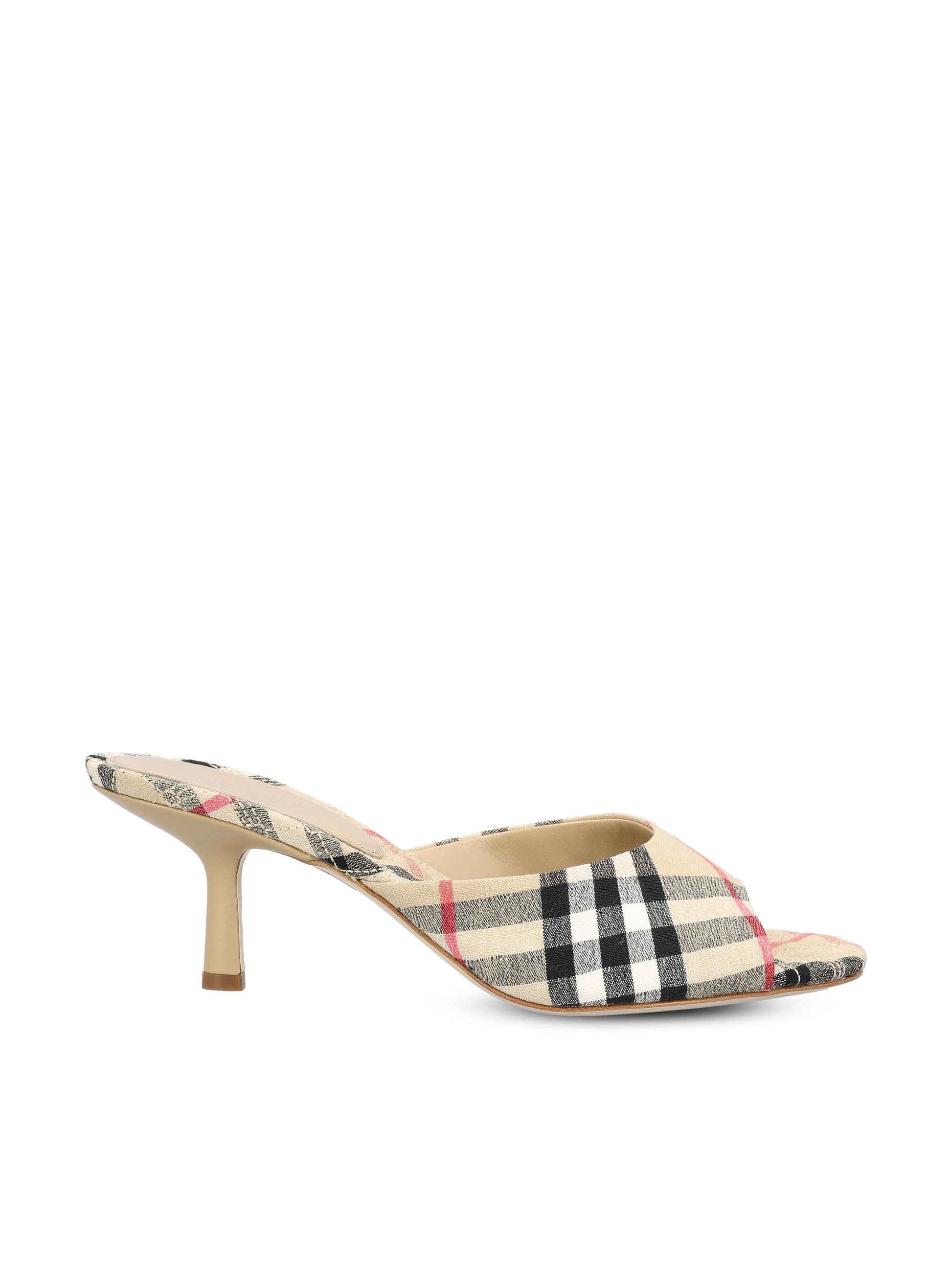 Sandali realizzati in lino ed elastan. 8123076 B9368 BURBERRY 