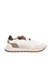 Sneakers realizzate in pelle. MZGSG3028 C7592 BRUNELLO CUCINELLI 