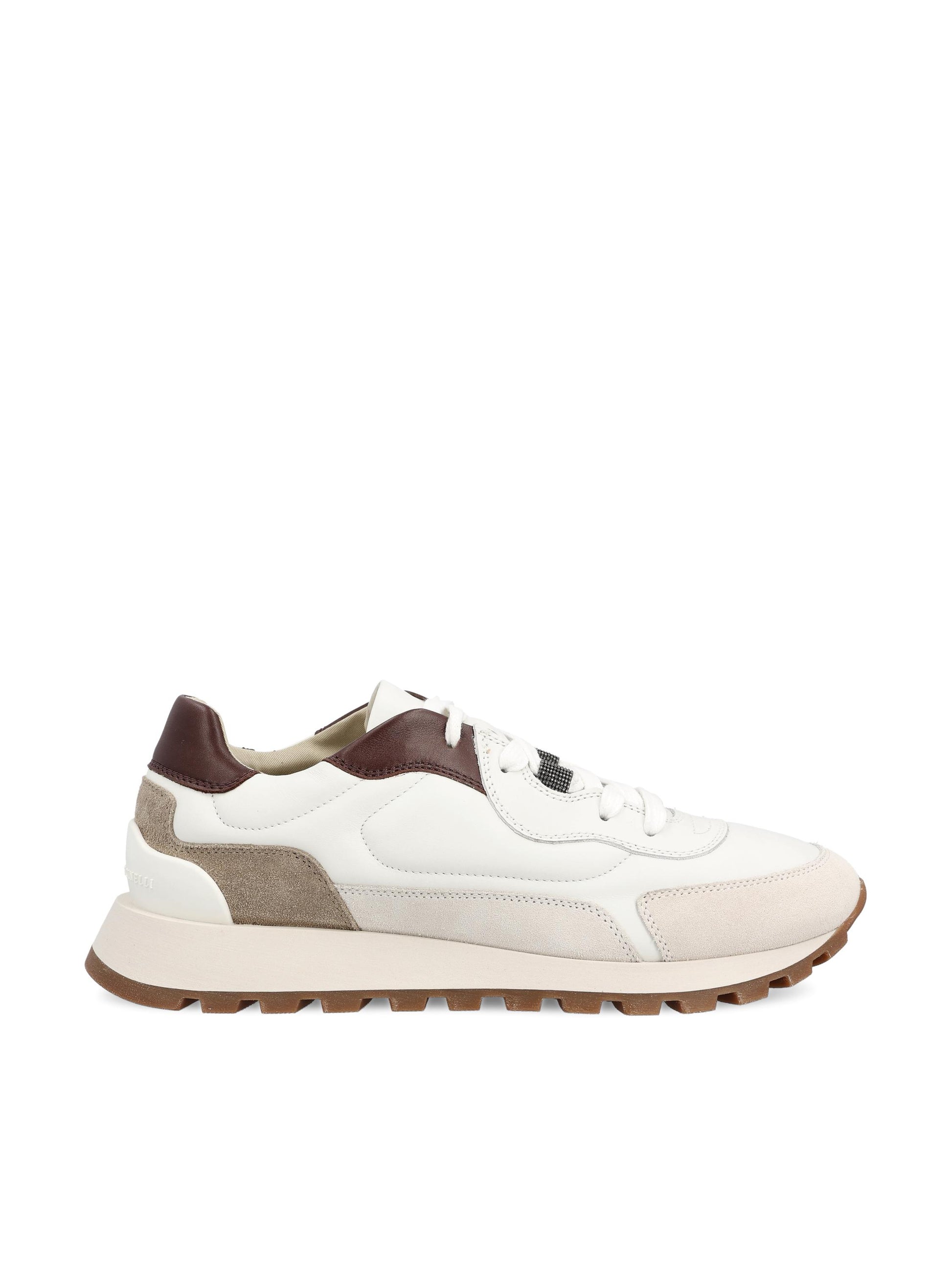 Sneakers realizzate in pelle. MZGSG3028 C7592 BRUNELLO CUCINELLI 