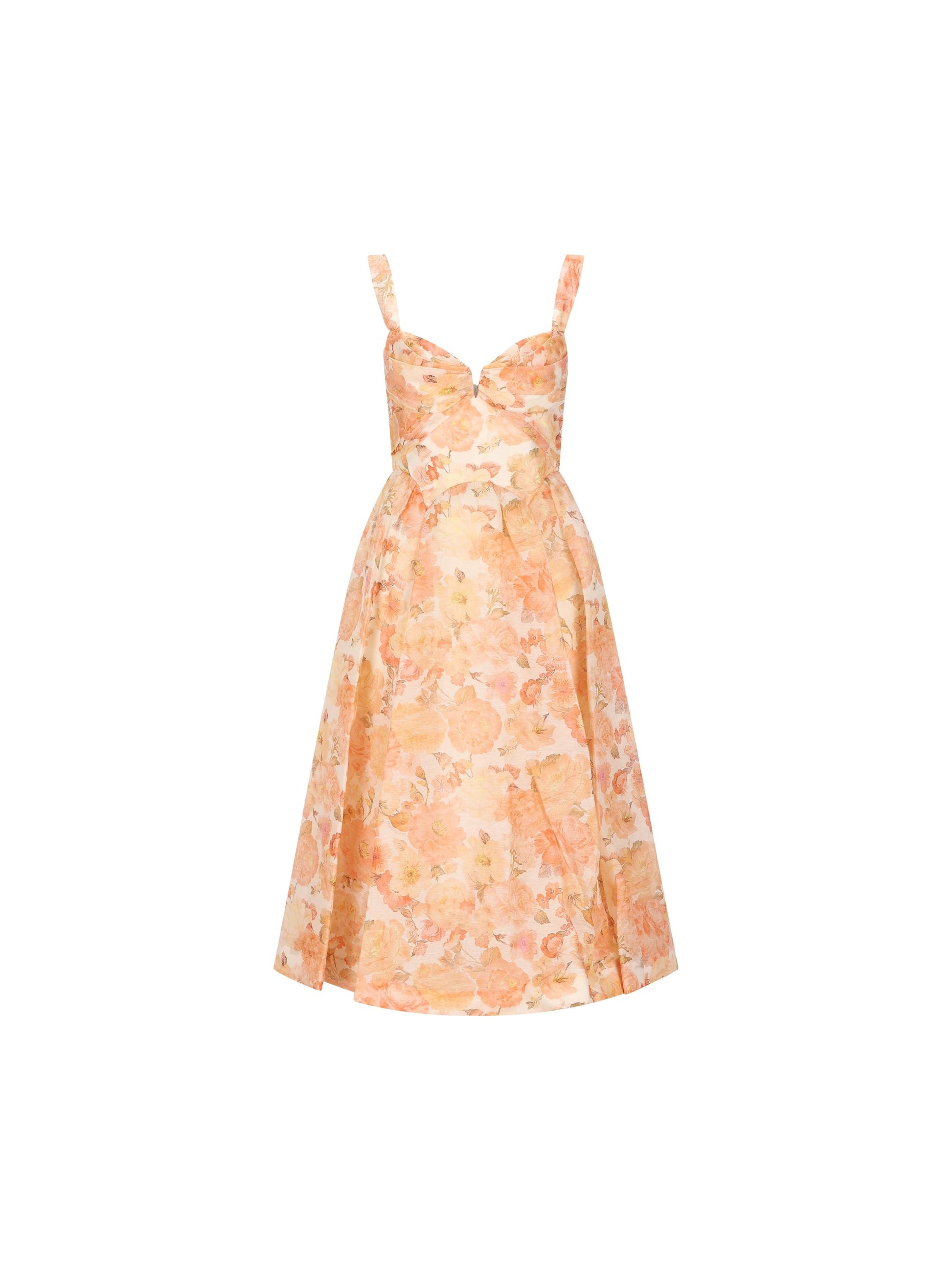 Abito realizzato in misto seta e lino 6847DC261 GLBLM ZIMMERMANN 