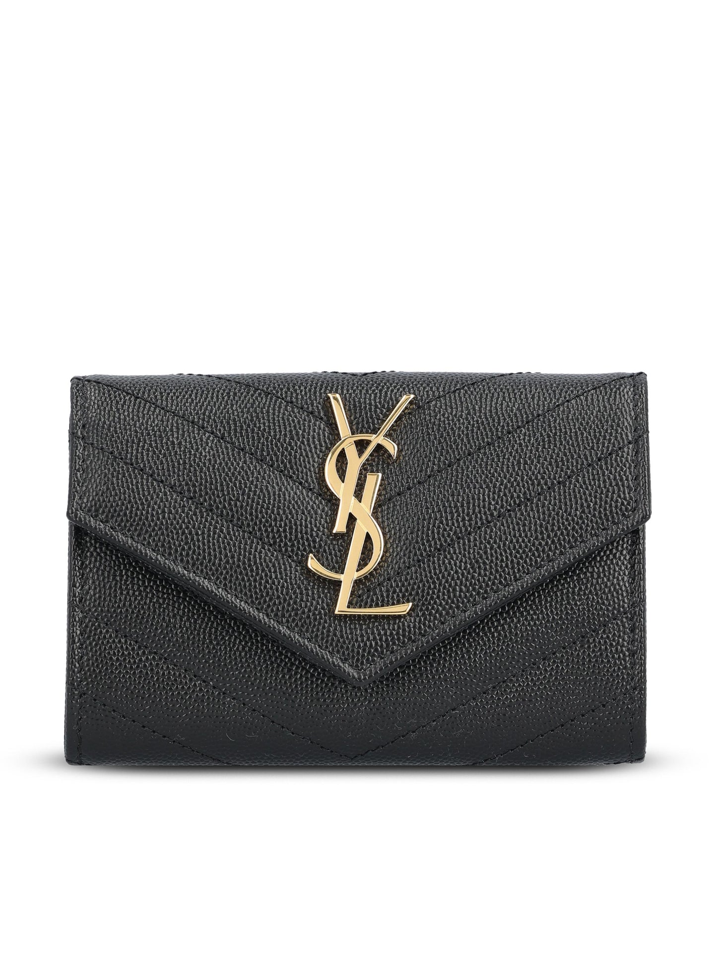 Portafoglio realizzato in pelle. 414404 BOW011000 SAINT LAURENT 