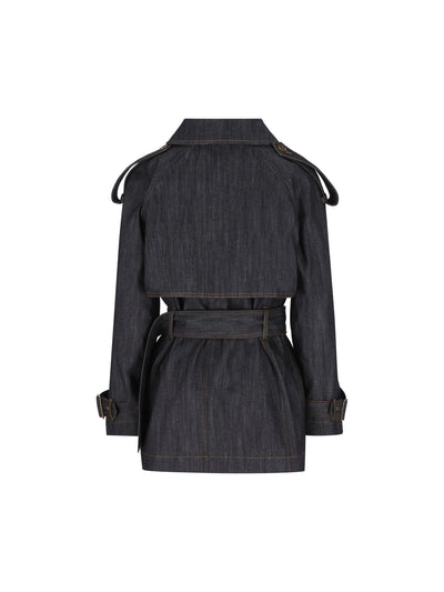 Trench realizzato in denim. 8126364 A1185 BURBERRY 