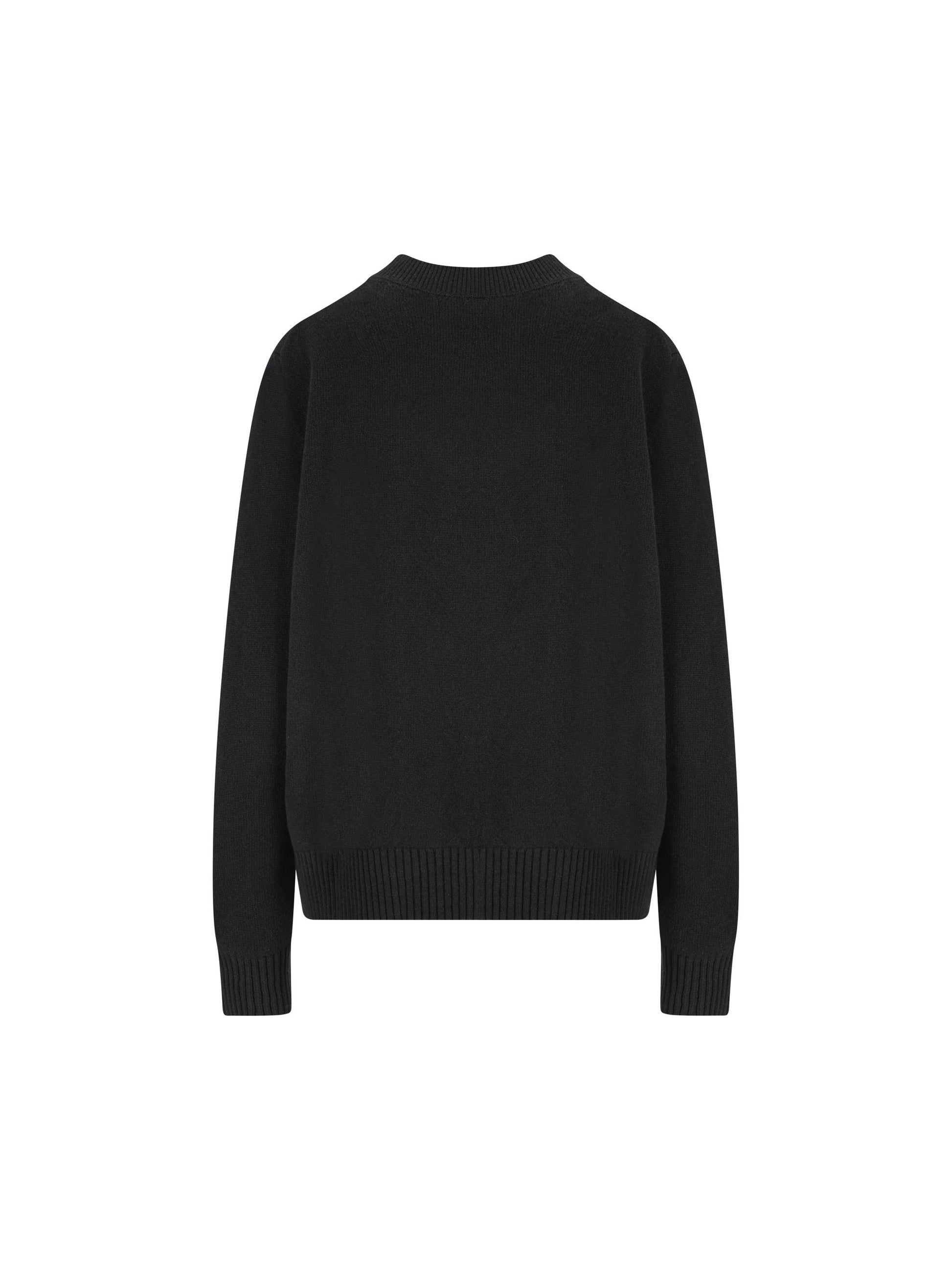 Maglia realizzata in lana e cashmere con logo ricamato BW90VD4ZSN 001 GIVENCHY 