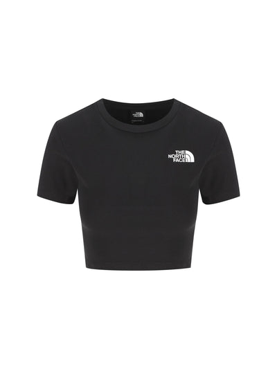 T-Shirt cropped realizzata in cotone. NF0A55AO JK31 THE NORTH FACE 