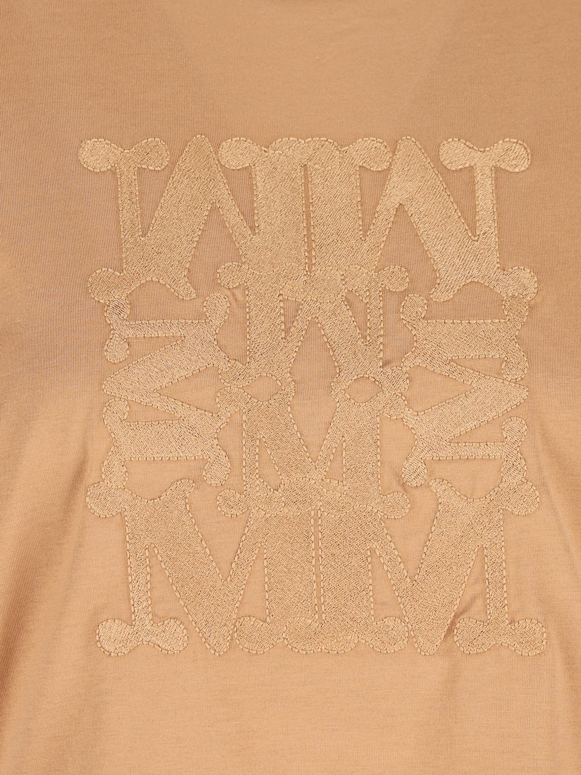 T-shirt Bravo in cotone con ricamo 2521946032600 009 MAX MARA 