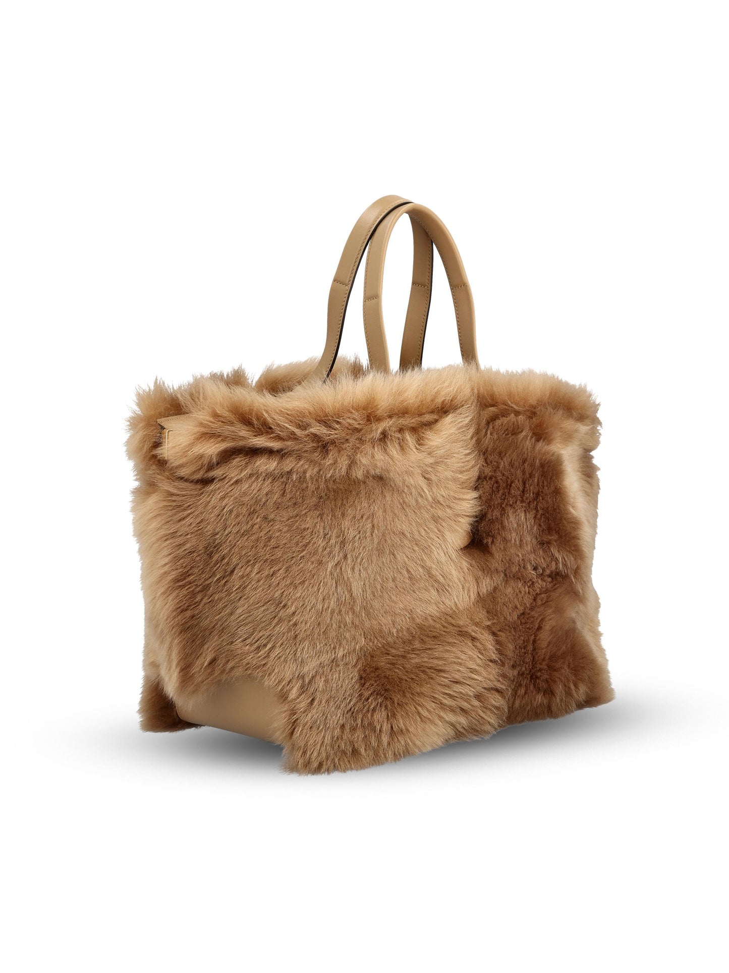 Borsa realizzata in pelliccia di agnello. XBWDBMAM250UQM C814 TOD'S 