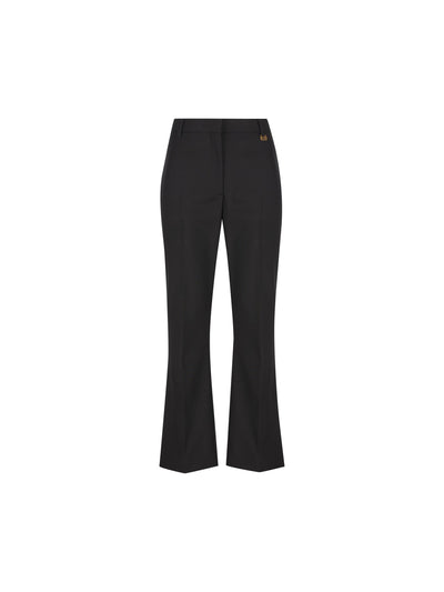 Pantaloni svasati in lana. 8126531 A1189 BURBERRY 