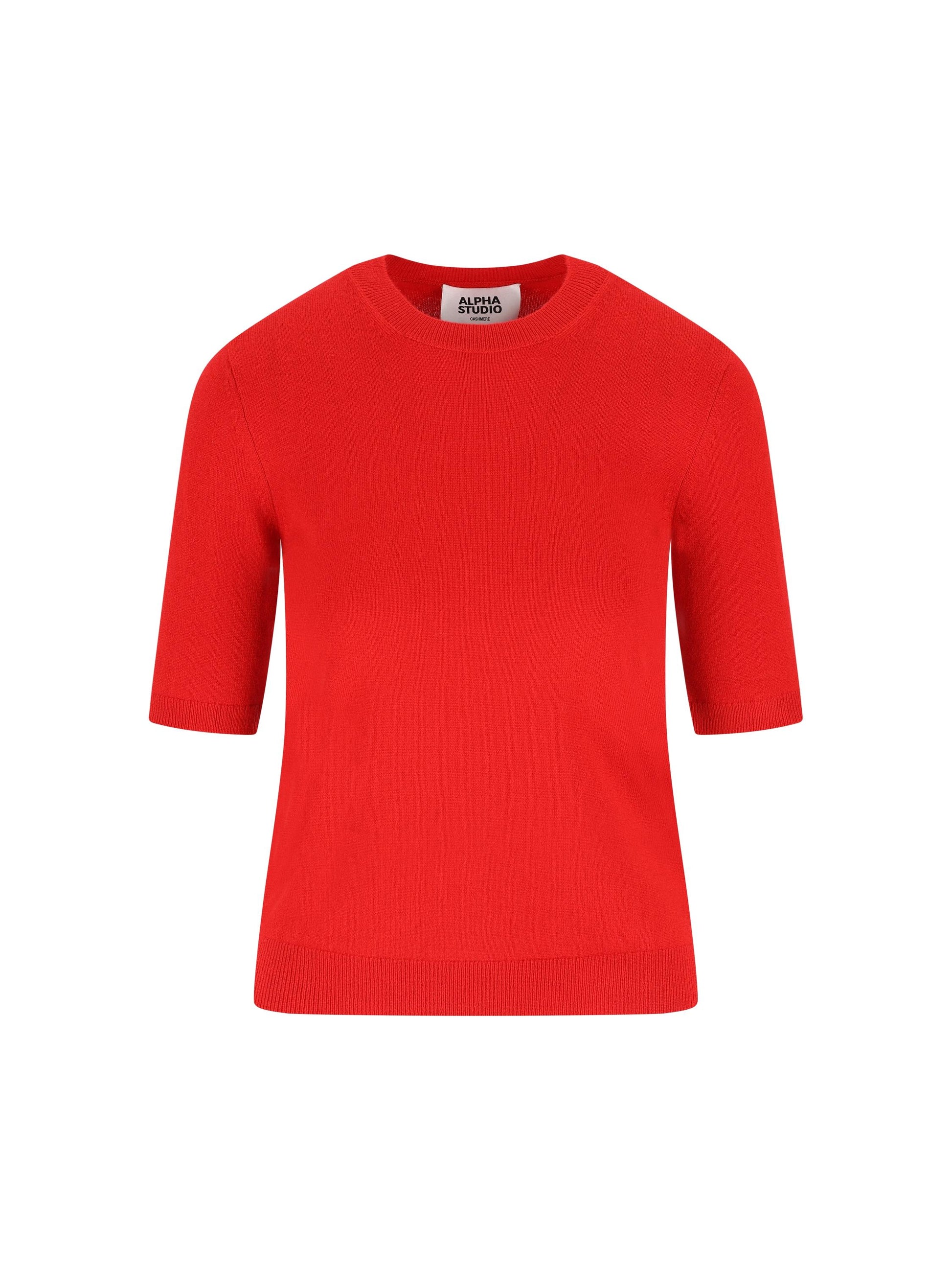 Maglia in Cashmere Manica Corta 4320C 2011 ALPHA STUDIO 