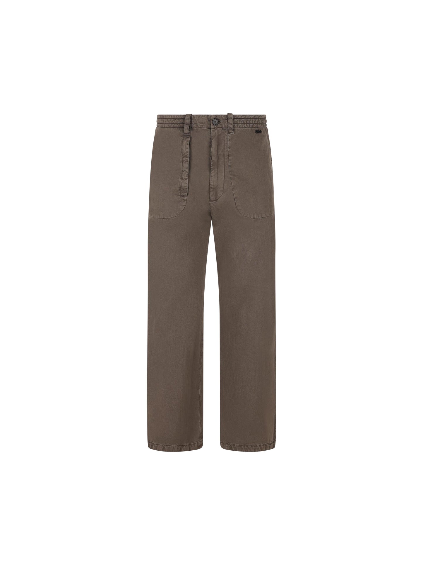 Pantaloni Co/Ny in gabardine tinto in capo 19MMPA006A 000012G922 MASSIMO OSTI STUDIO 