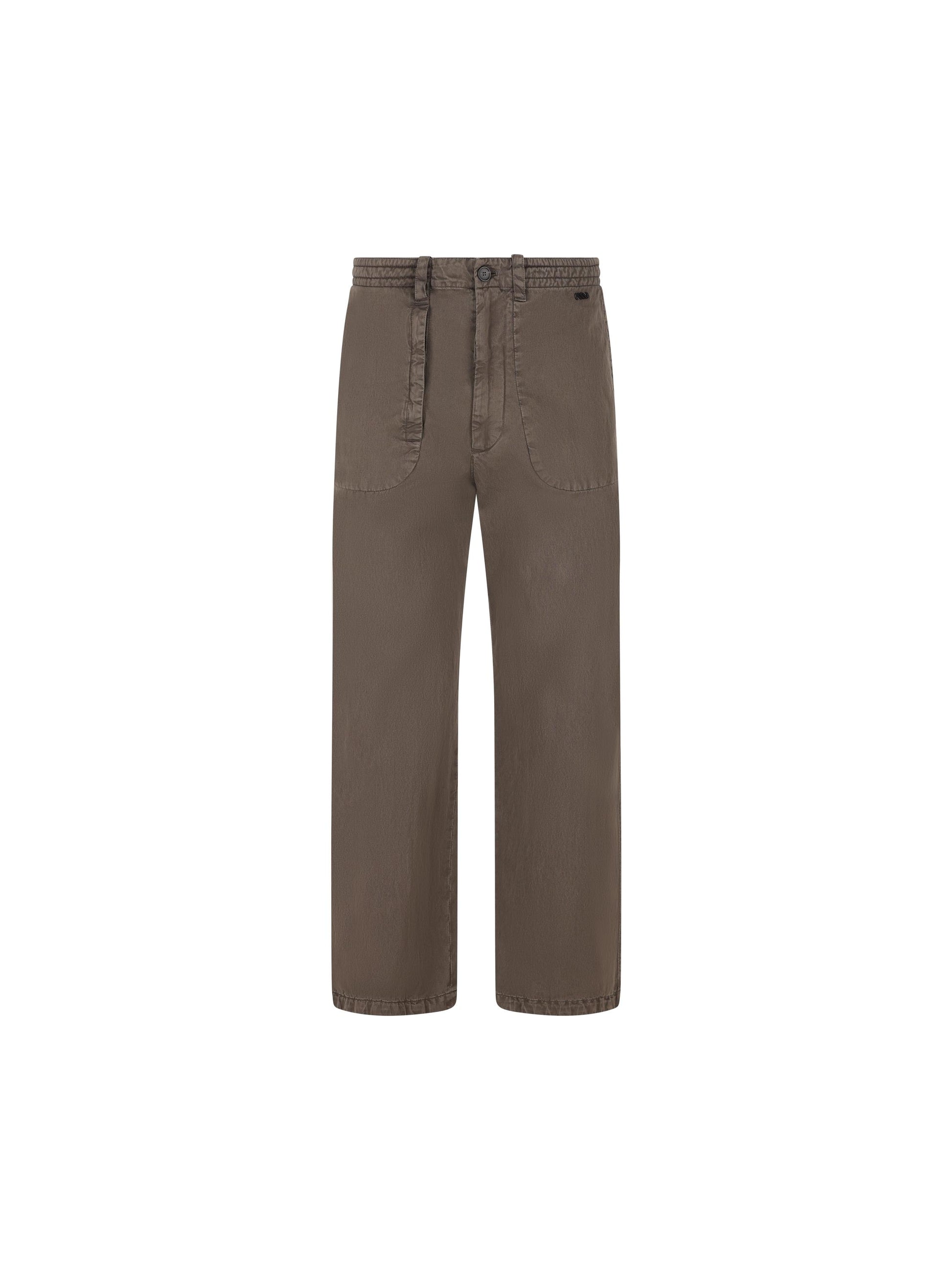 Pantaloni Co/Ny in gabardine tinto in capo 19MMPA006A 000012G922 MASSIMO OSTI STUDIO 