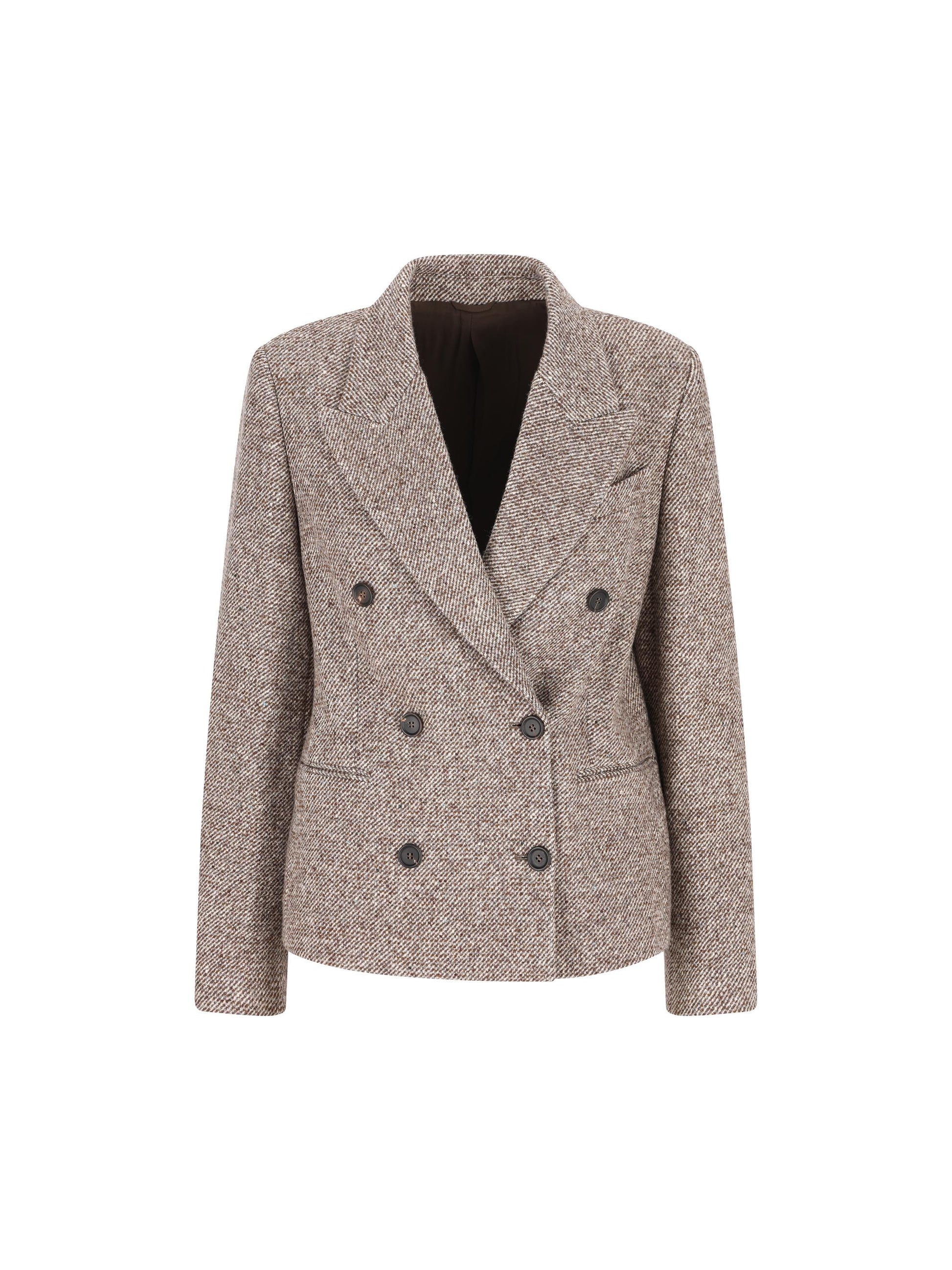 Giacca realizzata in lana vergine e seta. MG5317329 C6321 BRUNELLO CUCINELLI 