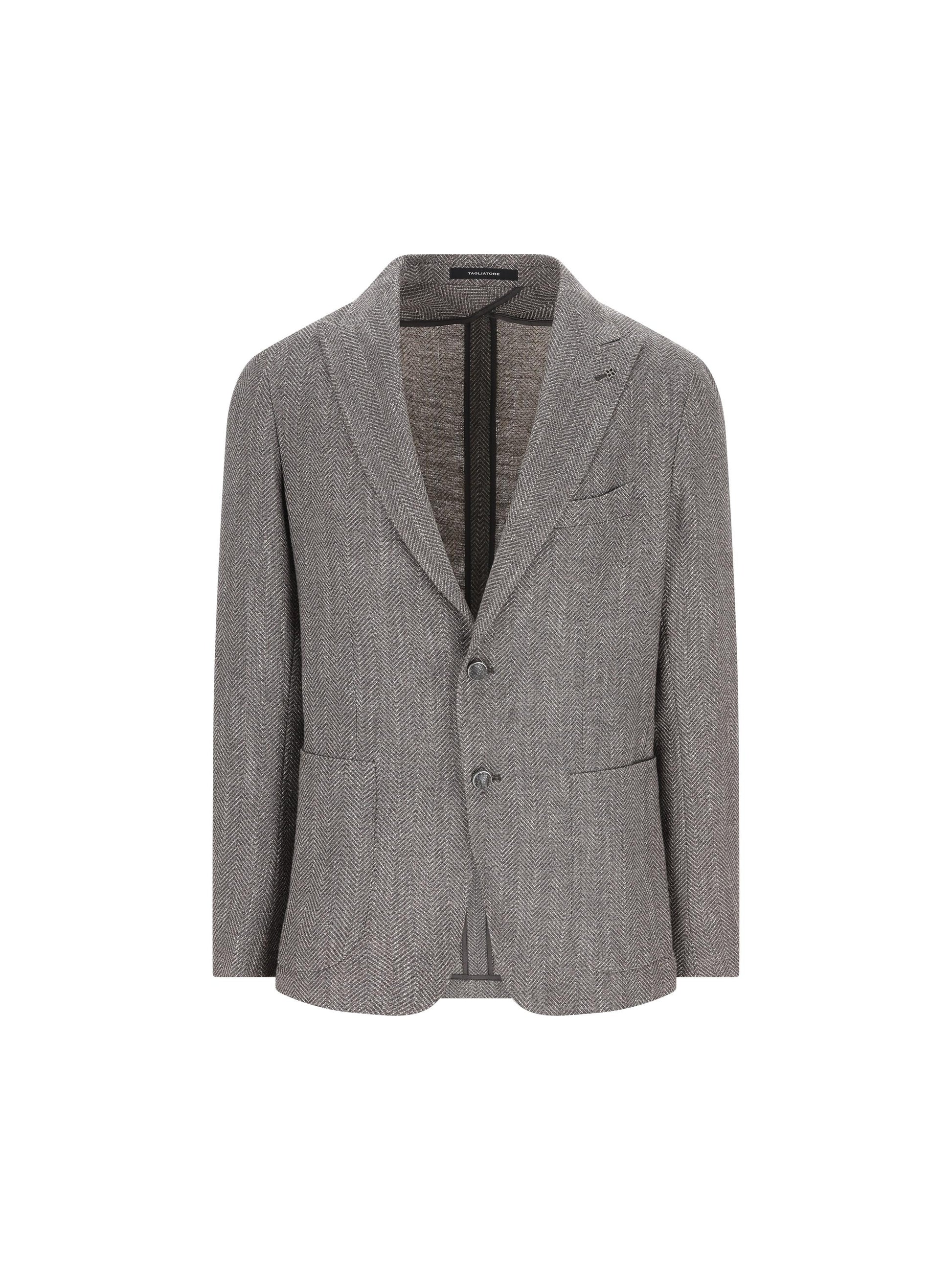 Blazer monopetto in misto lana-seta 1SMC26K AIC90019ES873542 TAGLIATORE 