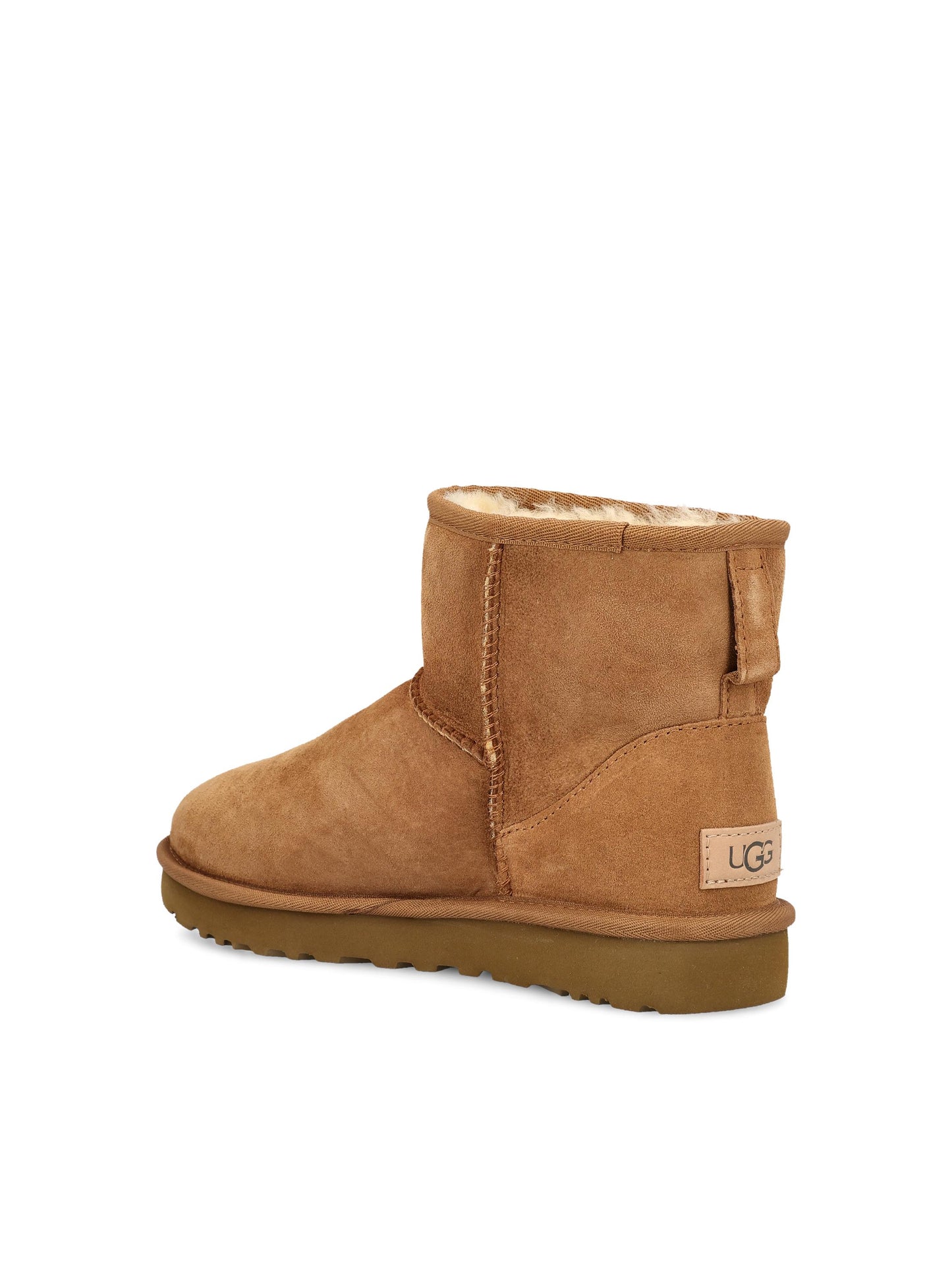 Stivali realizzati in montone e pelle. 1016222 CHE UGG 