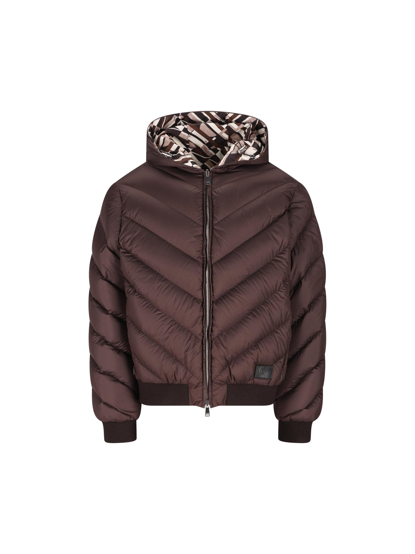 Piumino reversibile realizzato in poliestere. FAA969 AVIFF0DHP FENDI 