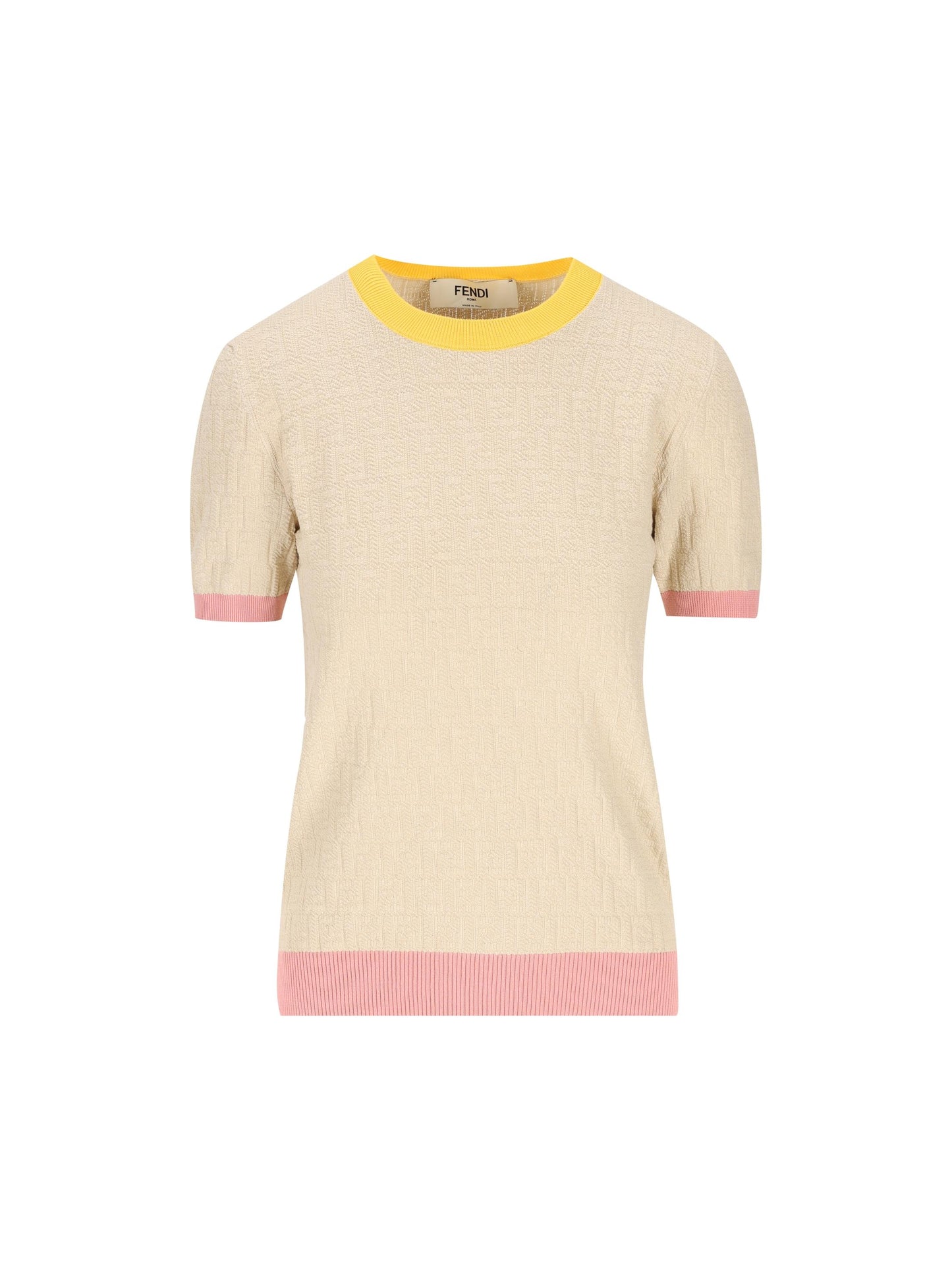 Maglia realizzata in cotone e seta. FZXE94 AW4SF0WC4 FENDI 