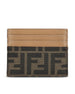 Portacarte realizzato in tessuto e pelle. 8M0445 A98PF0A6E FENDI 