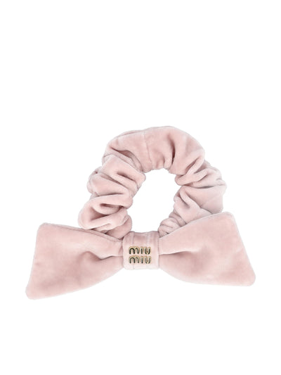 Elastico per capelli realizzato in cotone. 5IF181 068F0E18 MIU MIU 