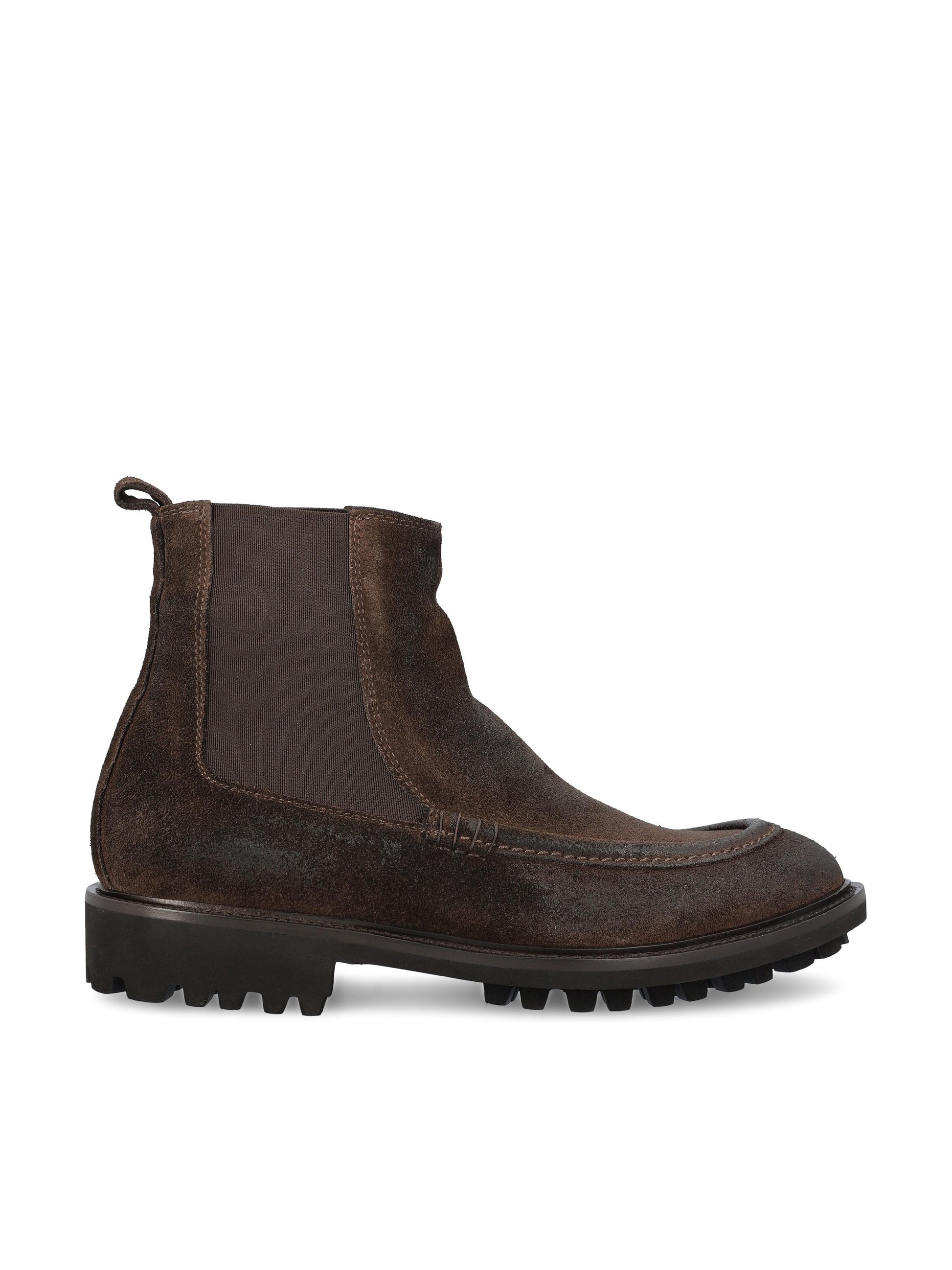 Stivaletto Chelsea in pelle scamosciata MOUNT AIORI25OT1348 TAGLIATORE 