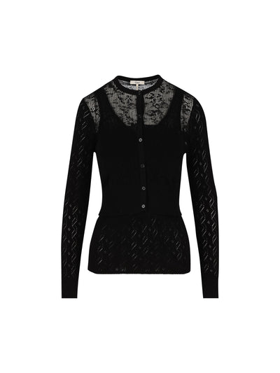 Twin set composto da canotta e cardigan in maglia di cotone. CH25AMX03611 001 CHLOE' 