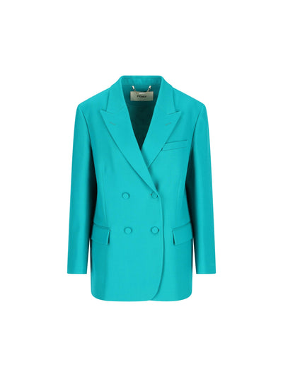 Blazer doppiopetto in lana vergine. FJ7685 AJYFF1UKL FENDI 