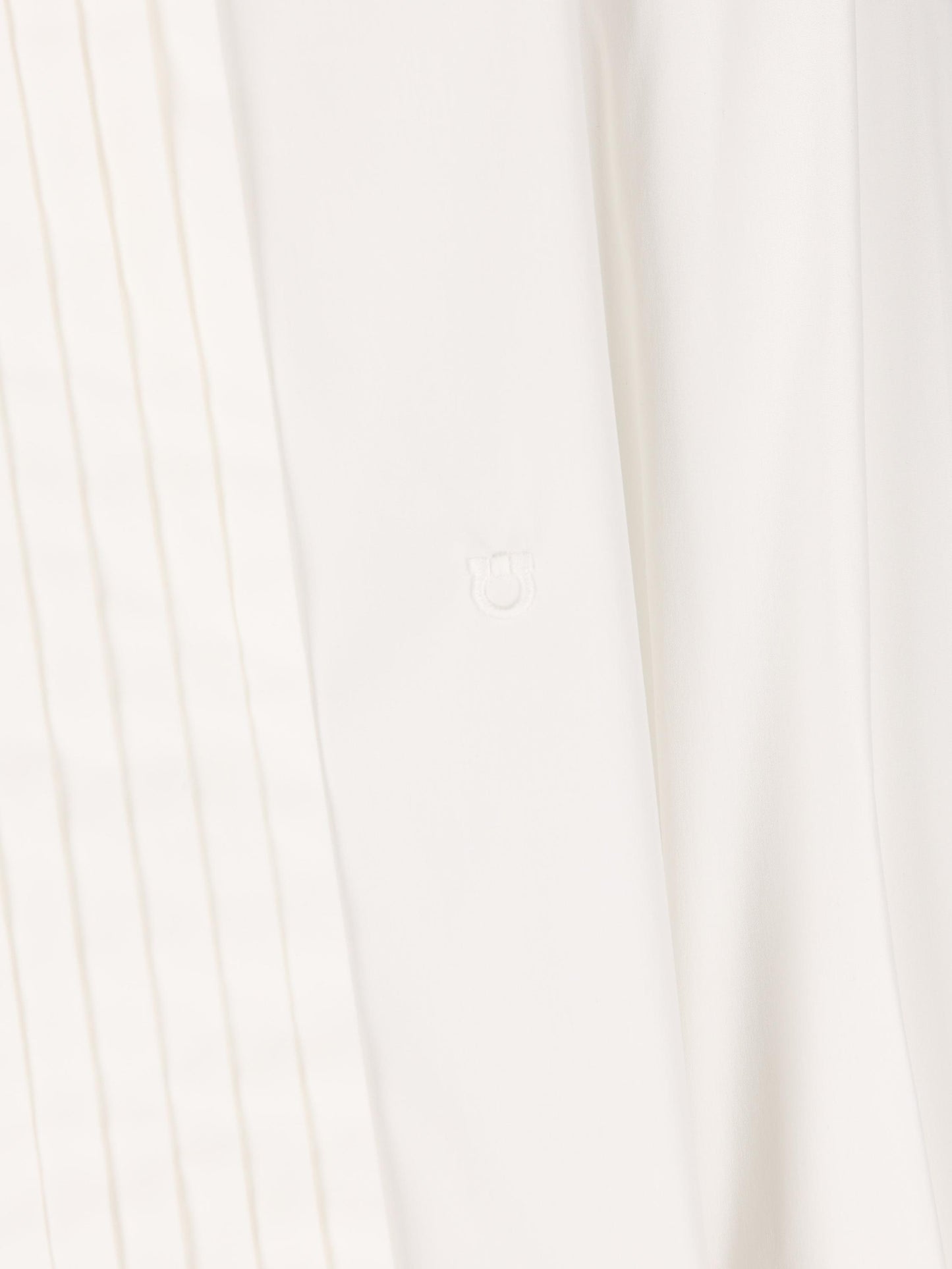 Camicia da smoking in popeline stretch 145368 791478001 SALVATORE FERRAGAMO 