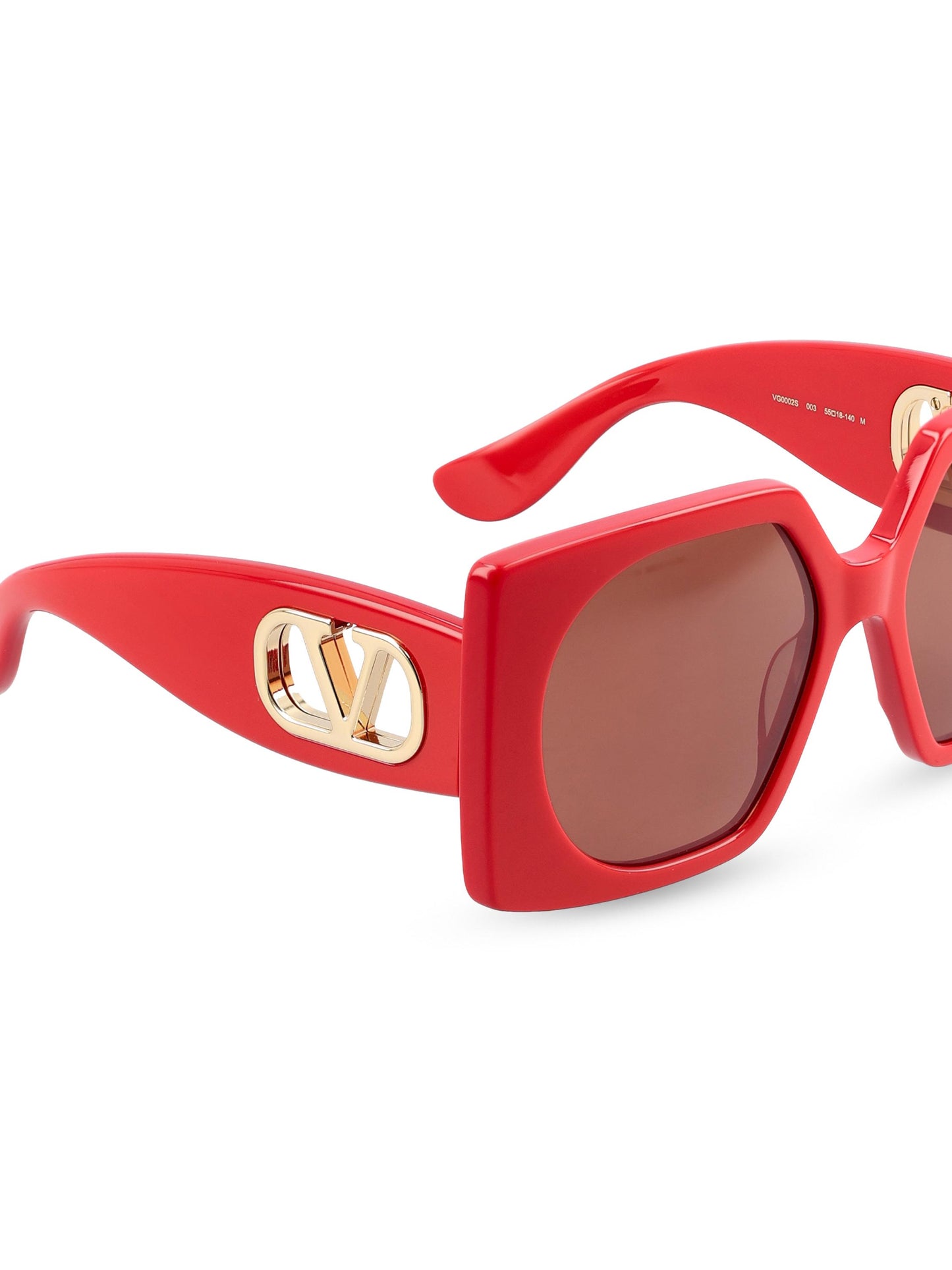 Occhiali da sole in acetato. VG0002S-003 RED-RED-BROWN VALENTINO GARAVANI 