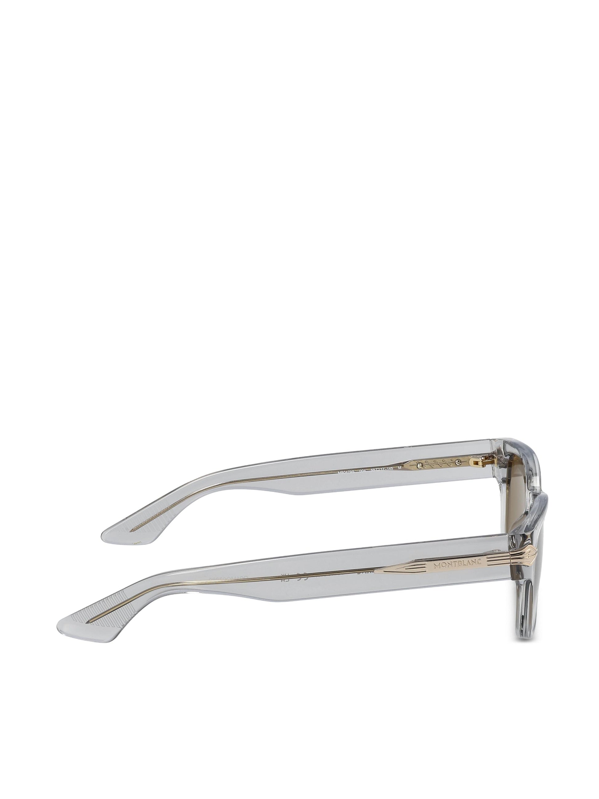 Occhiali da sole realizzati in acetato. MB0479S GREY-GREY-BROWN MONTBLANC 