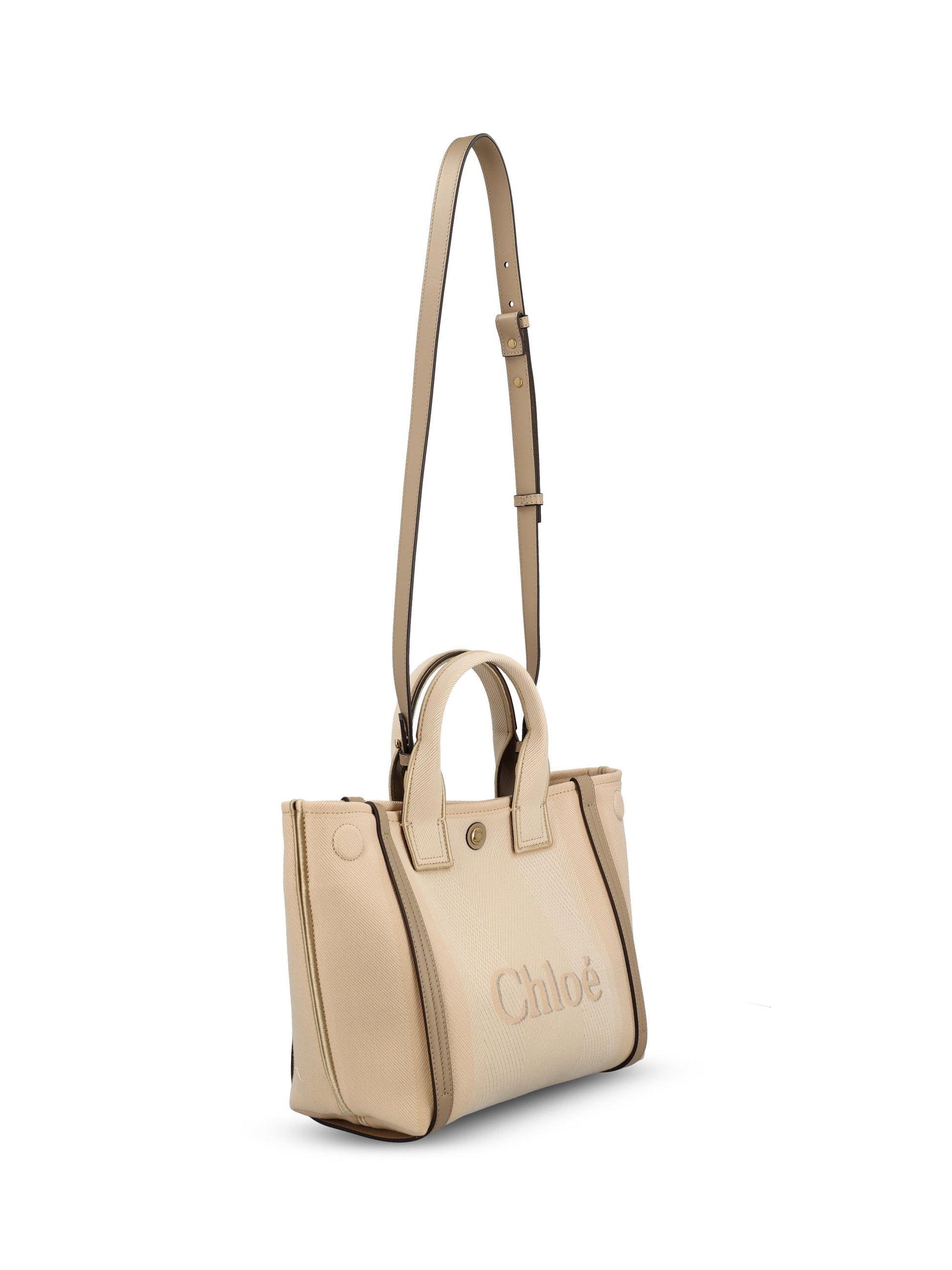 Borsa Carry realizzata in tela di cotone. CHC25SS911O65 26Y CHLOE' 