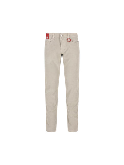 Pantaloni realizzati in velluto. MICHELANGELO V0050500 TRAMAROSSA 