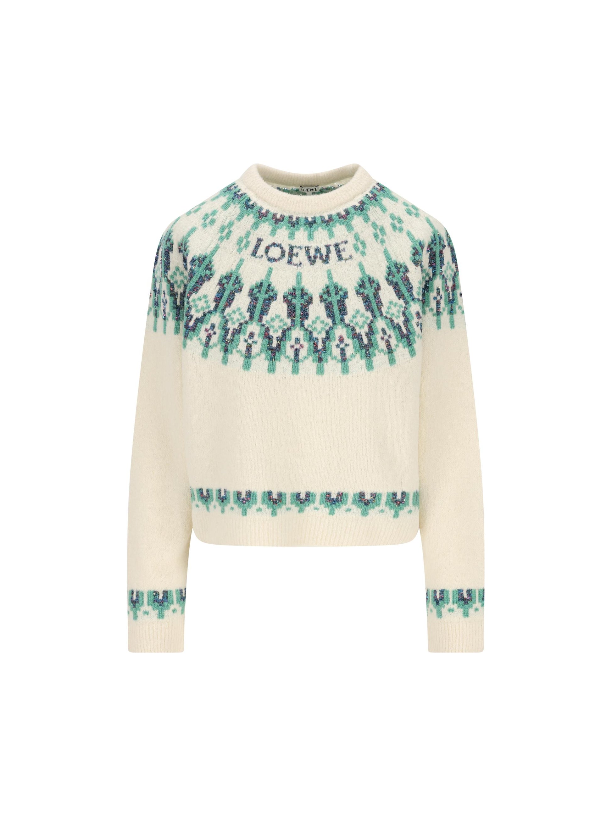 Maglione realizzato in lana e poliammide. S359Y14KIB 2093 LOEWE 