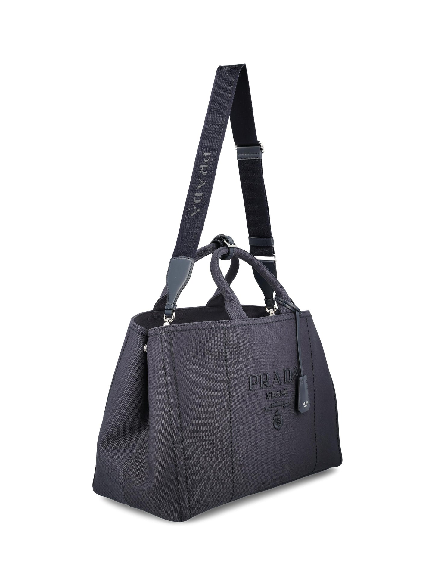 Borsa realizzata in cotone e lino. 2VG131 2CYAF0216 PRADA 