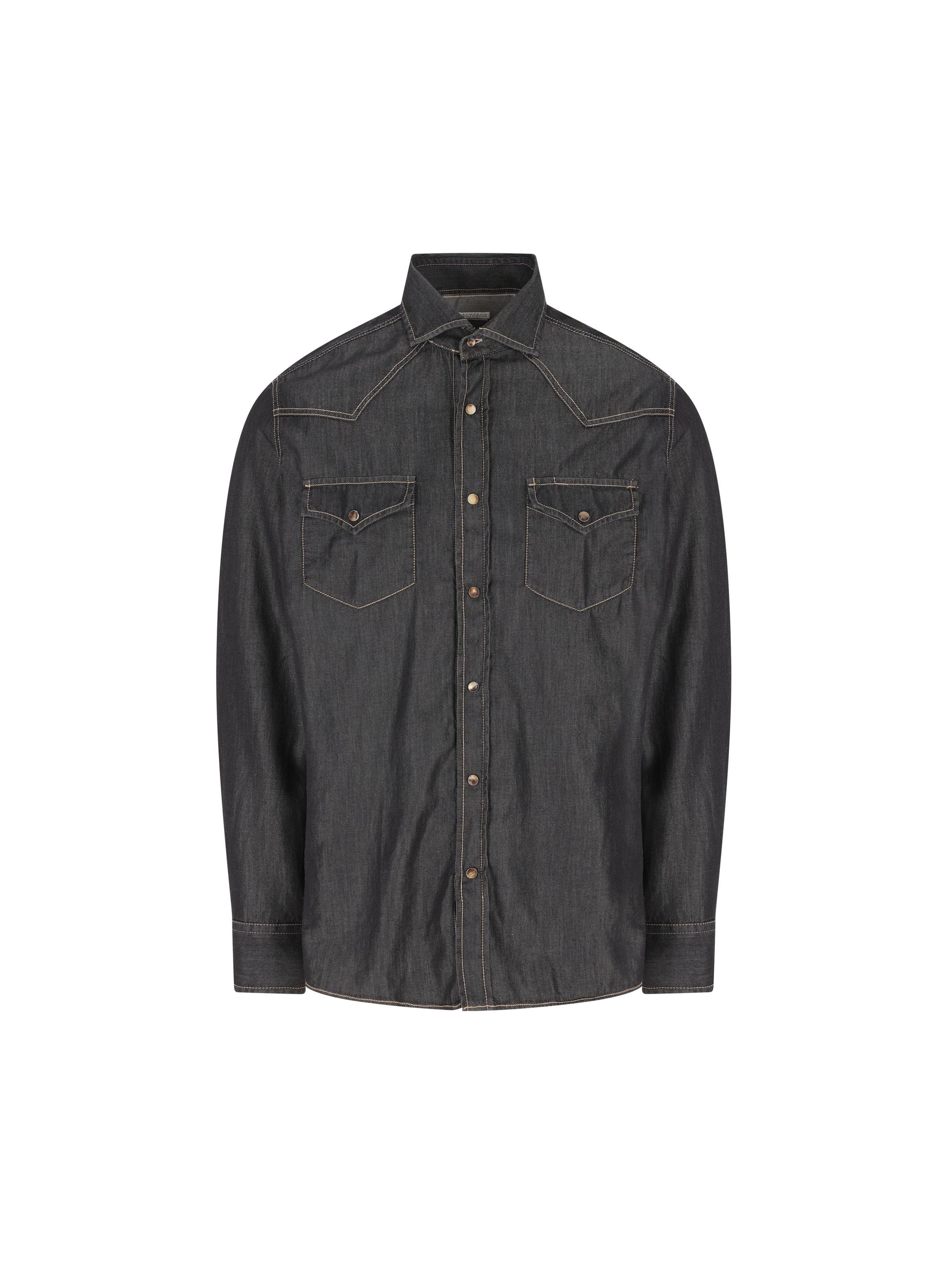 Camicia realizzata in cotone. MR6834008 CYL88 BRUNELLO CUCINELLI 