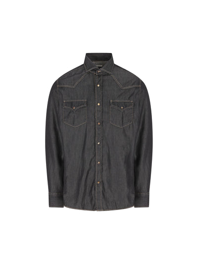 Camicia realizzata in cotone. MR6834008 CYL88 BRUNELLO CUCINELLI 