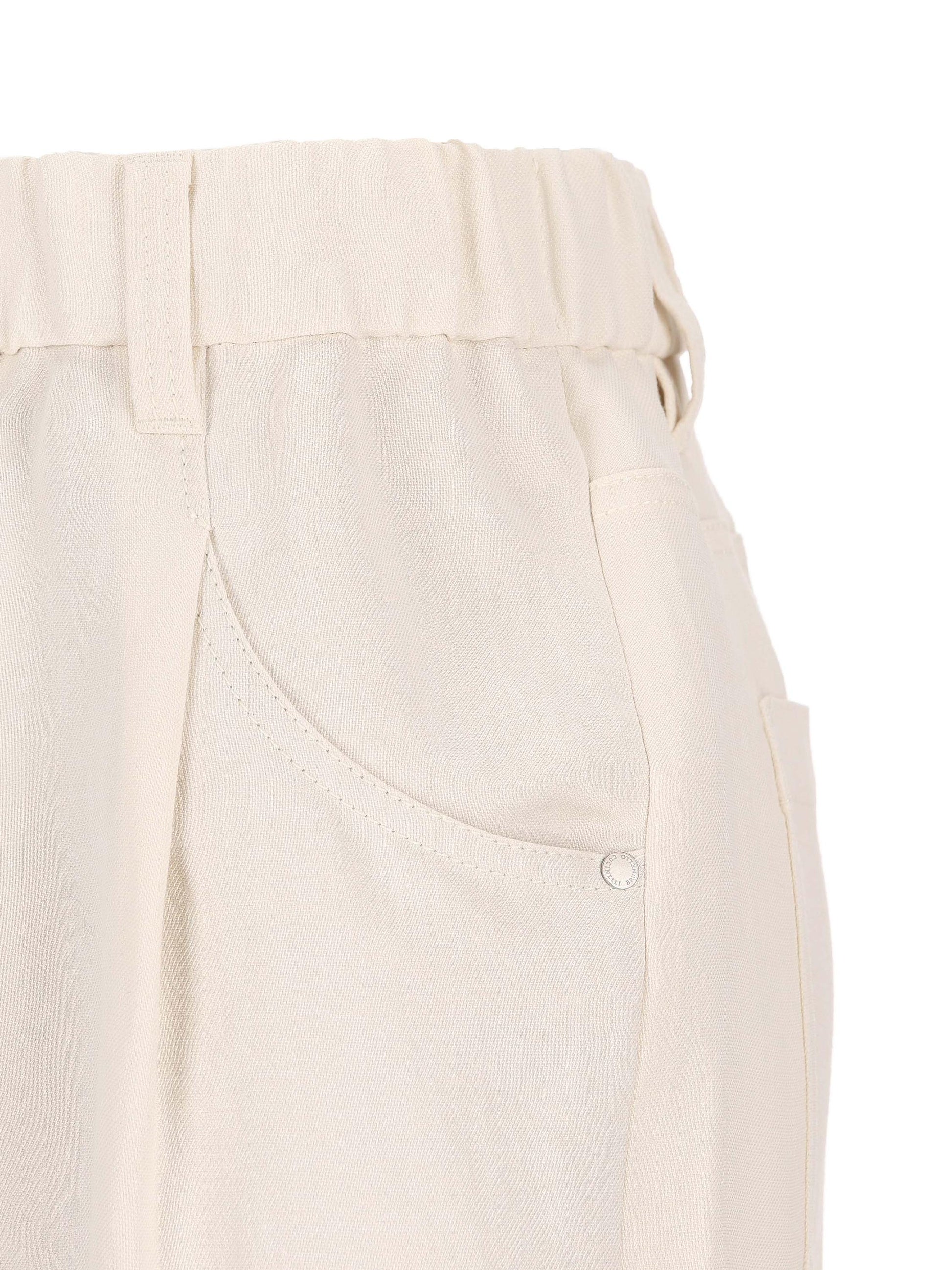 Pantalone realizzati in viscosa e lino. MH126P9148 C579 BRUNELLO CUCINELLI 