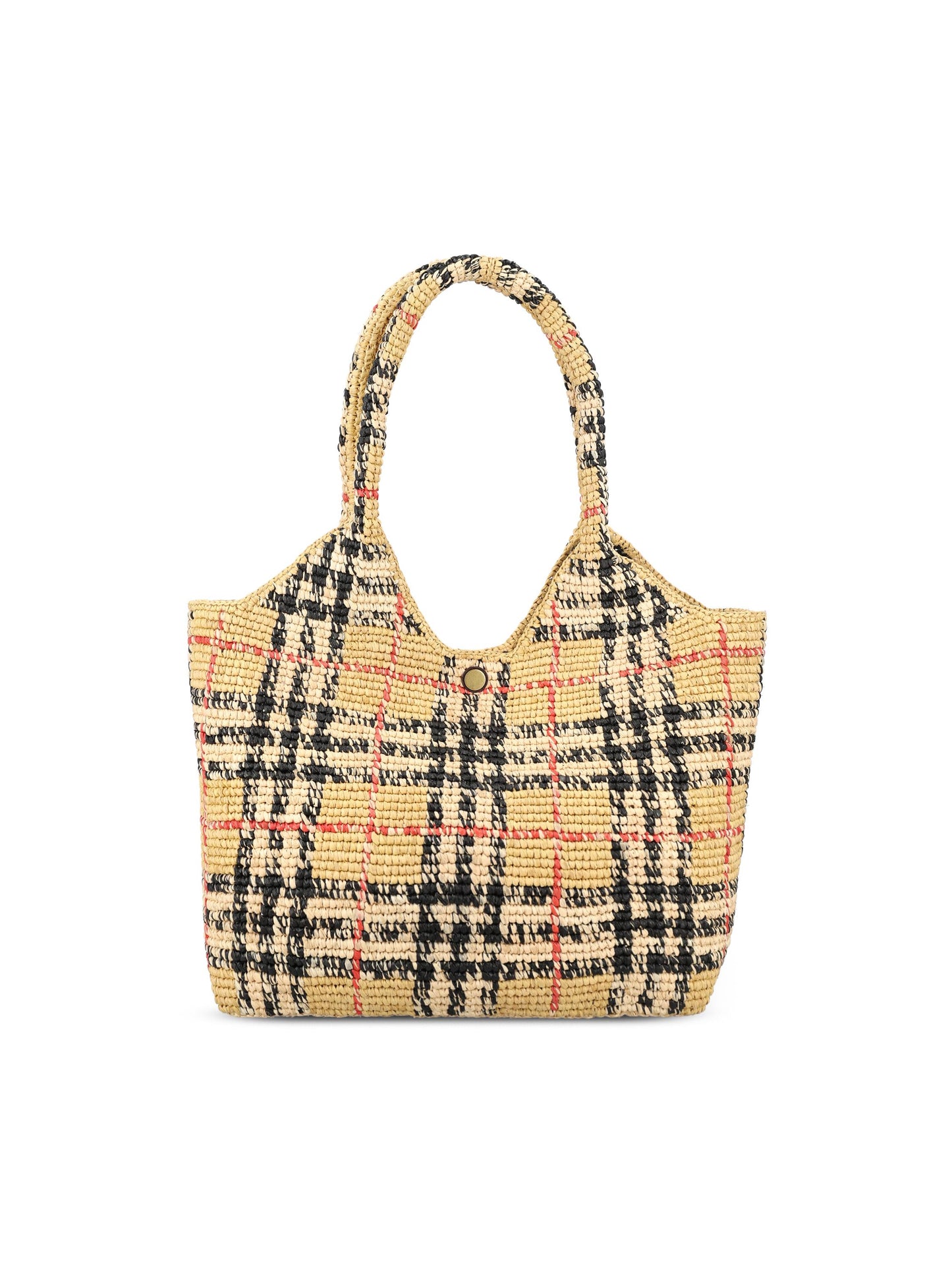 Borsa realizzata in rafia. 8124332 B9368 BURBERRY 