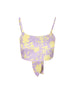 Top realizzato in tessuto riciclato. S26CAT7700  CATALINA 