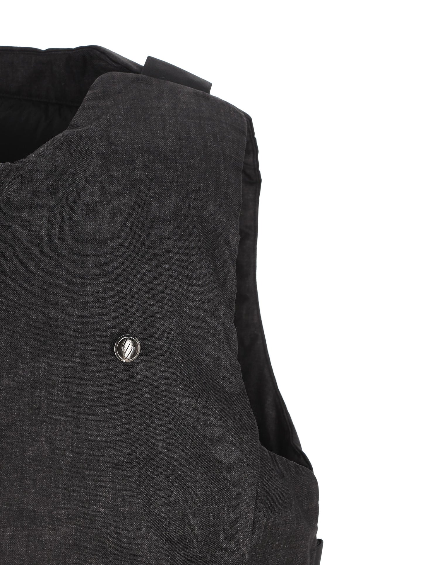 Gilet realizzato in lana resinata. 19MMVE031A 006255G999 MASSIMO OSTI STUDIO 