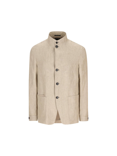 Giacca realizzata in lino. 373C72A3 1VHKQ0262 ZEGNA 