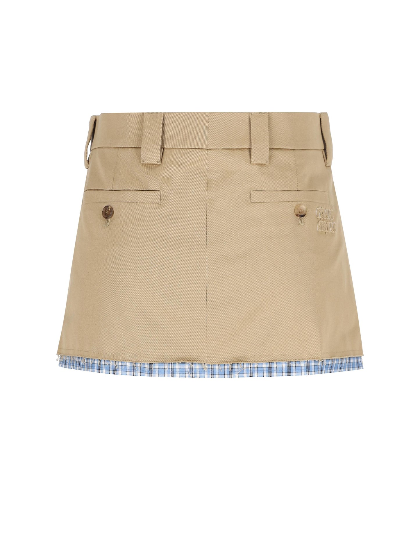 Gonna realizzata in cotone. MG2383 1UPXF0065 MIU MIU 