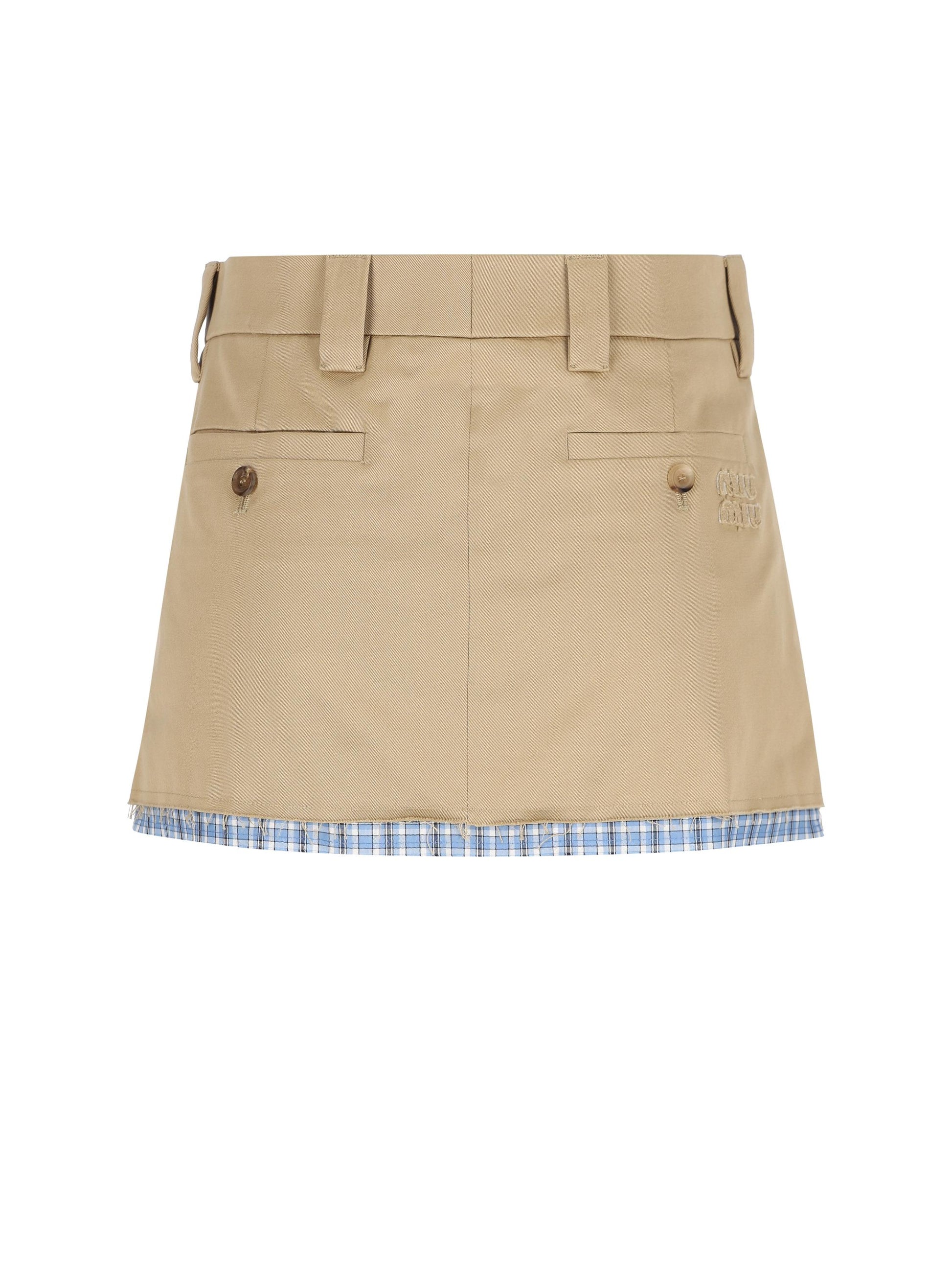 Gonna realizzata in cotone. MG2383 1UPXF0065 MIU MIU 