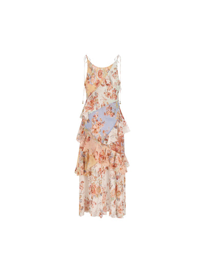 Vestito realizzato in cotone misto seta. 4997DRS261 SPLPR ZIMMERMANN 