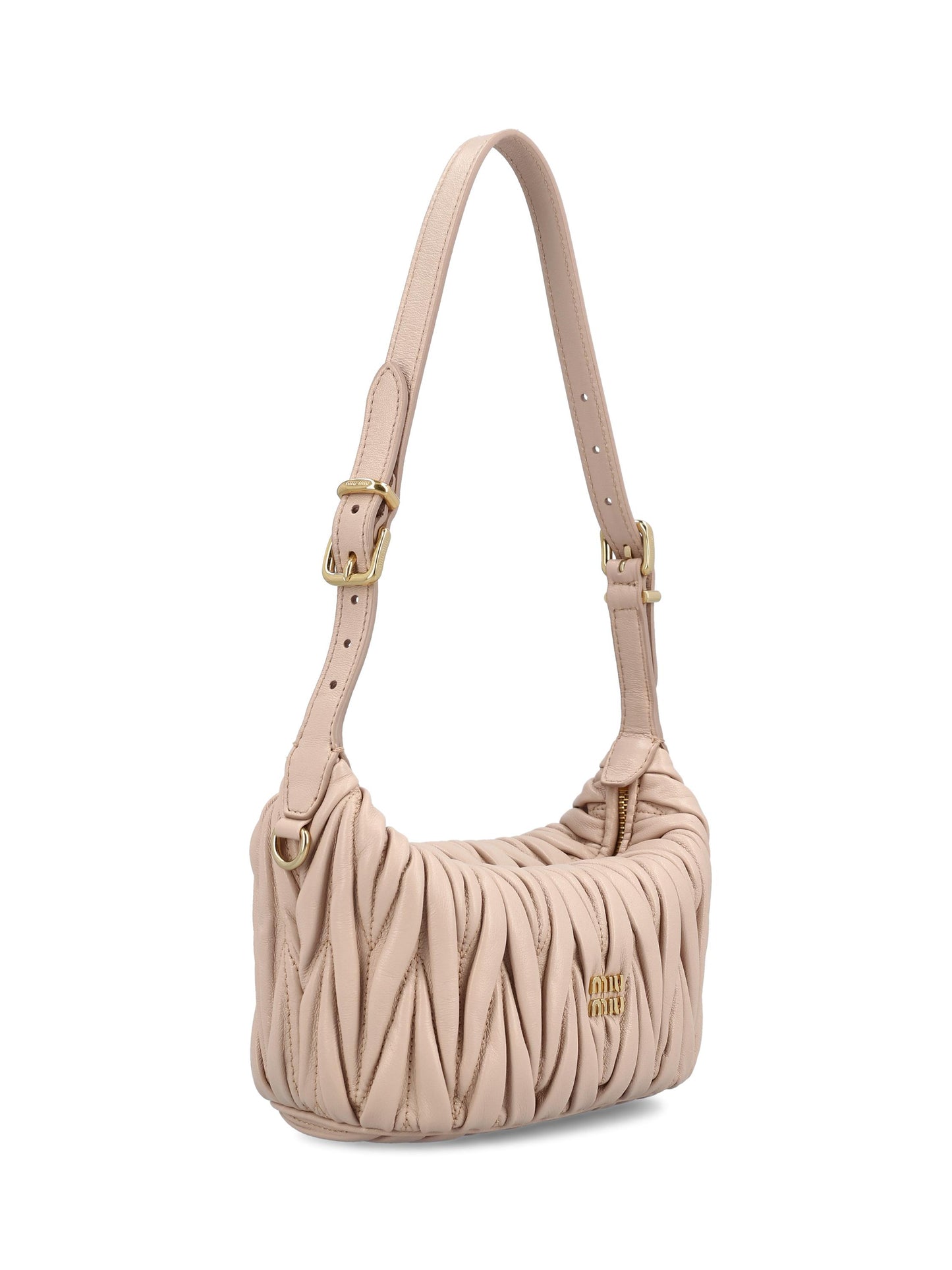 Pouch realizzata in pelle di agnello. 5BP100 AN88F0236 MIU MIU 