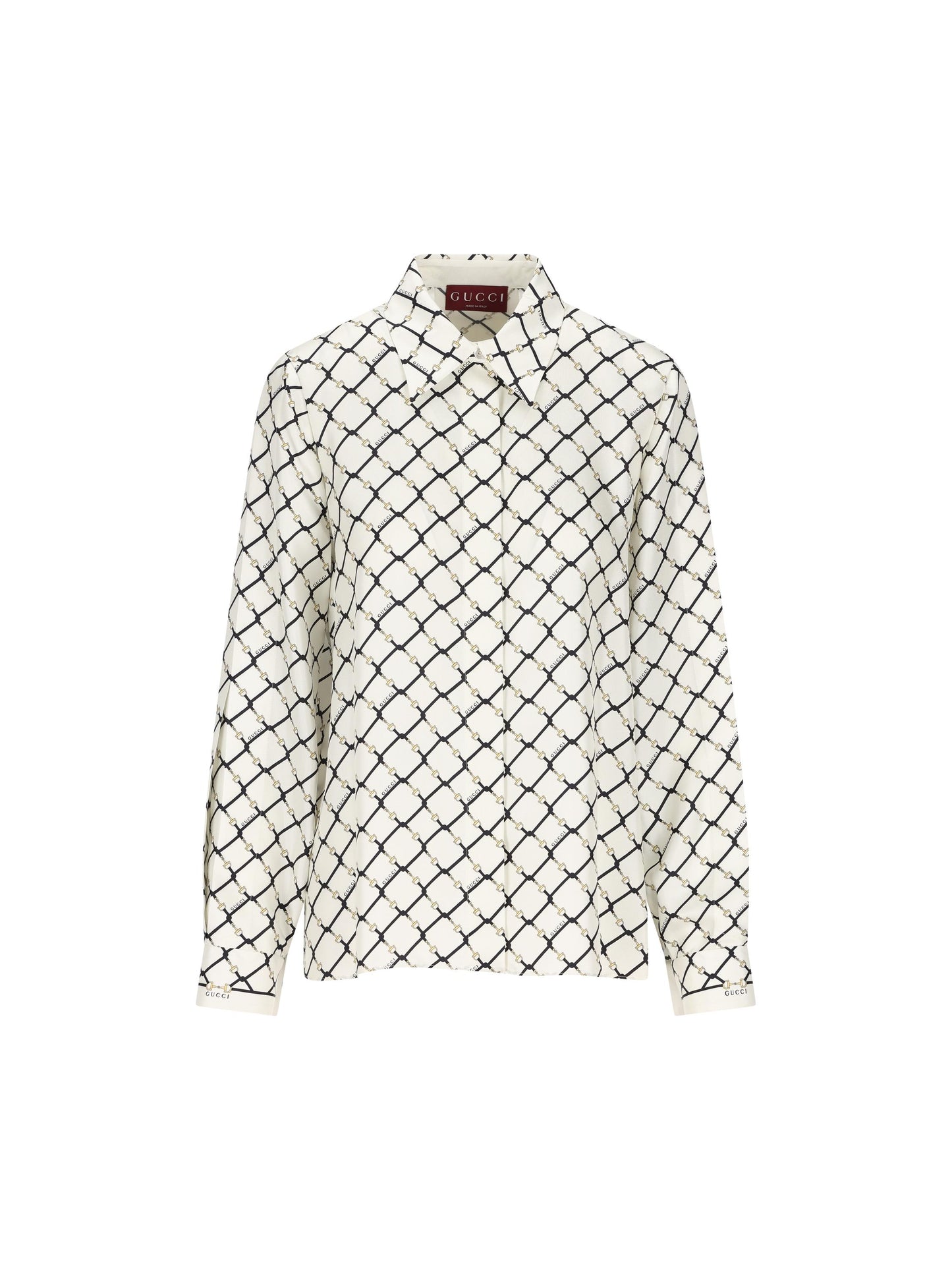 Camicia realizzata in seta. 852949 ZAUMY9097 GUCCI 