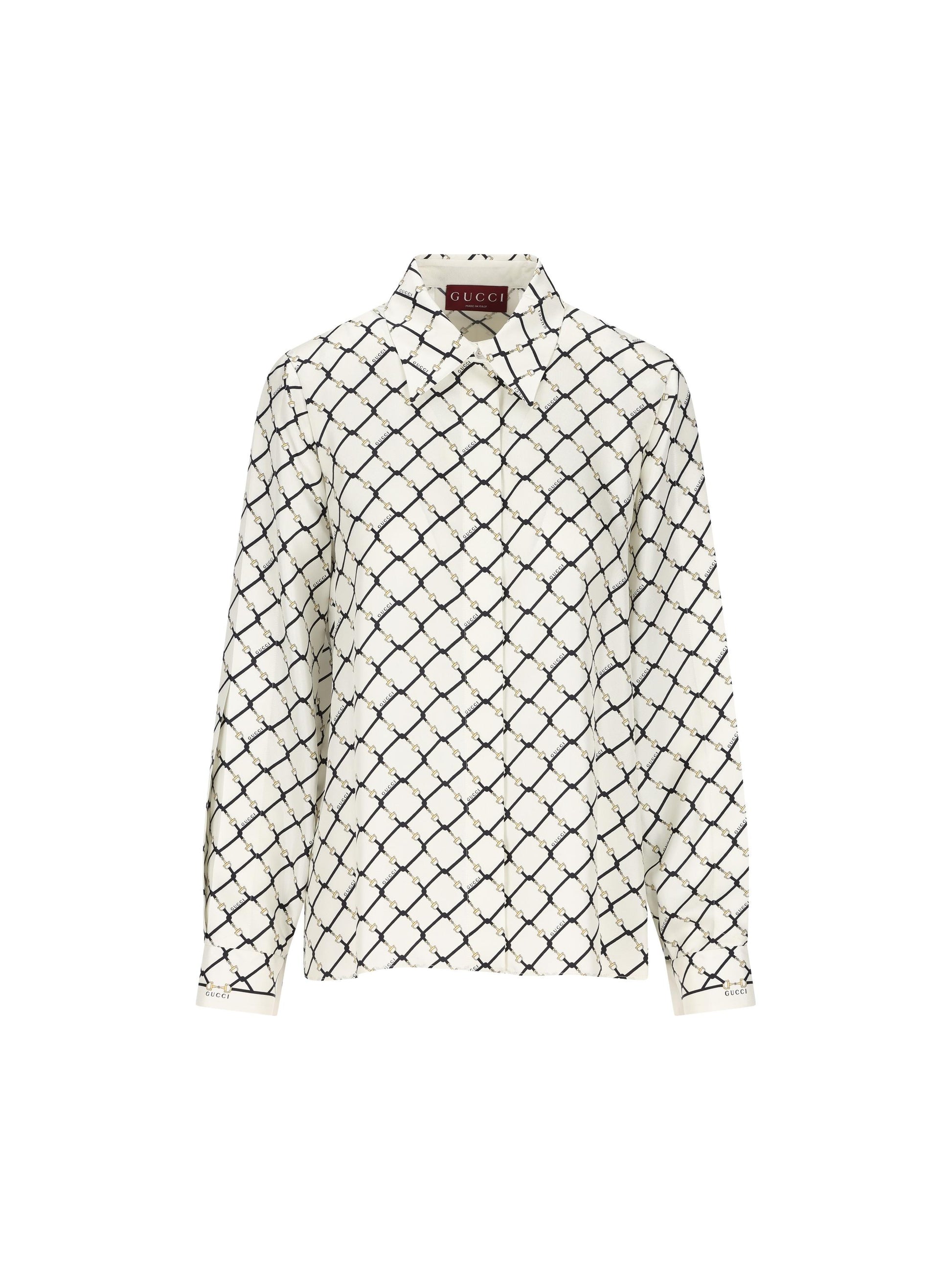 Camicia realizzata in seta. 852949 ZAUMY9097 GUCCI 