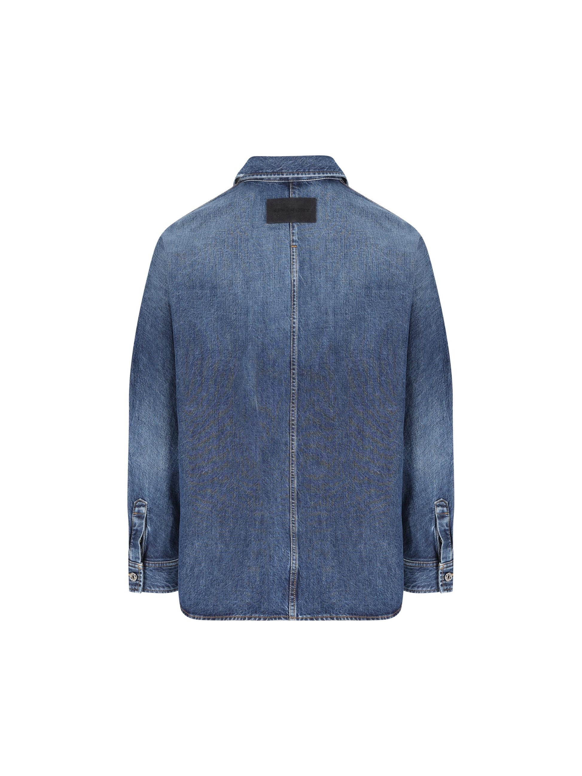 Camicia in cotone. BM615W516L 401 GIVENCHY 