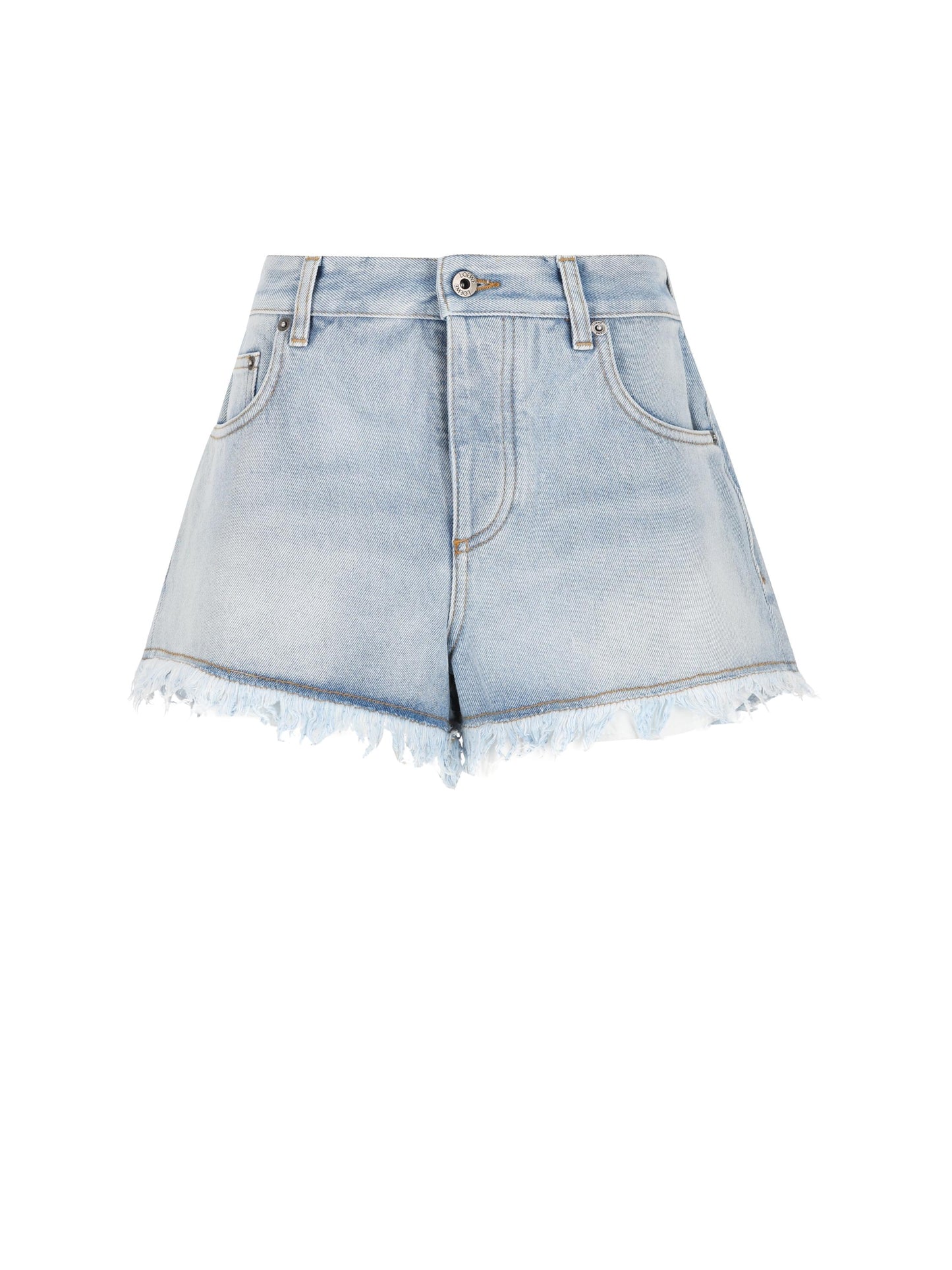 Short in denim di cotone. S616Y1GX08 8438 LOEWE - PAULA'S IBIZA 