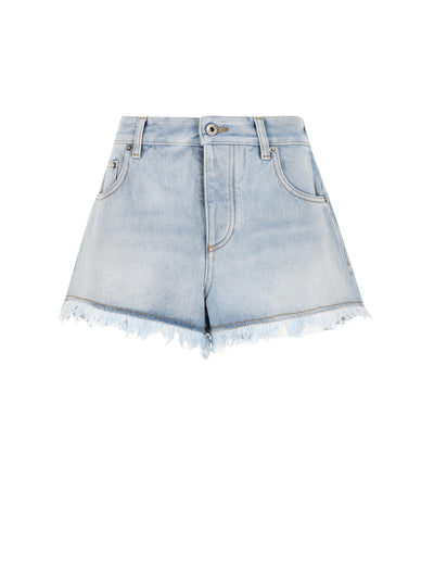 Short in denim di cotone. S616Y1GX08 8438 LOEWE - PAULA'S IBIZA 