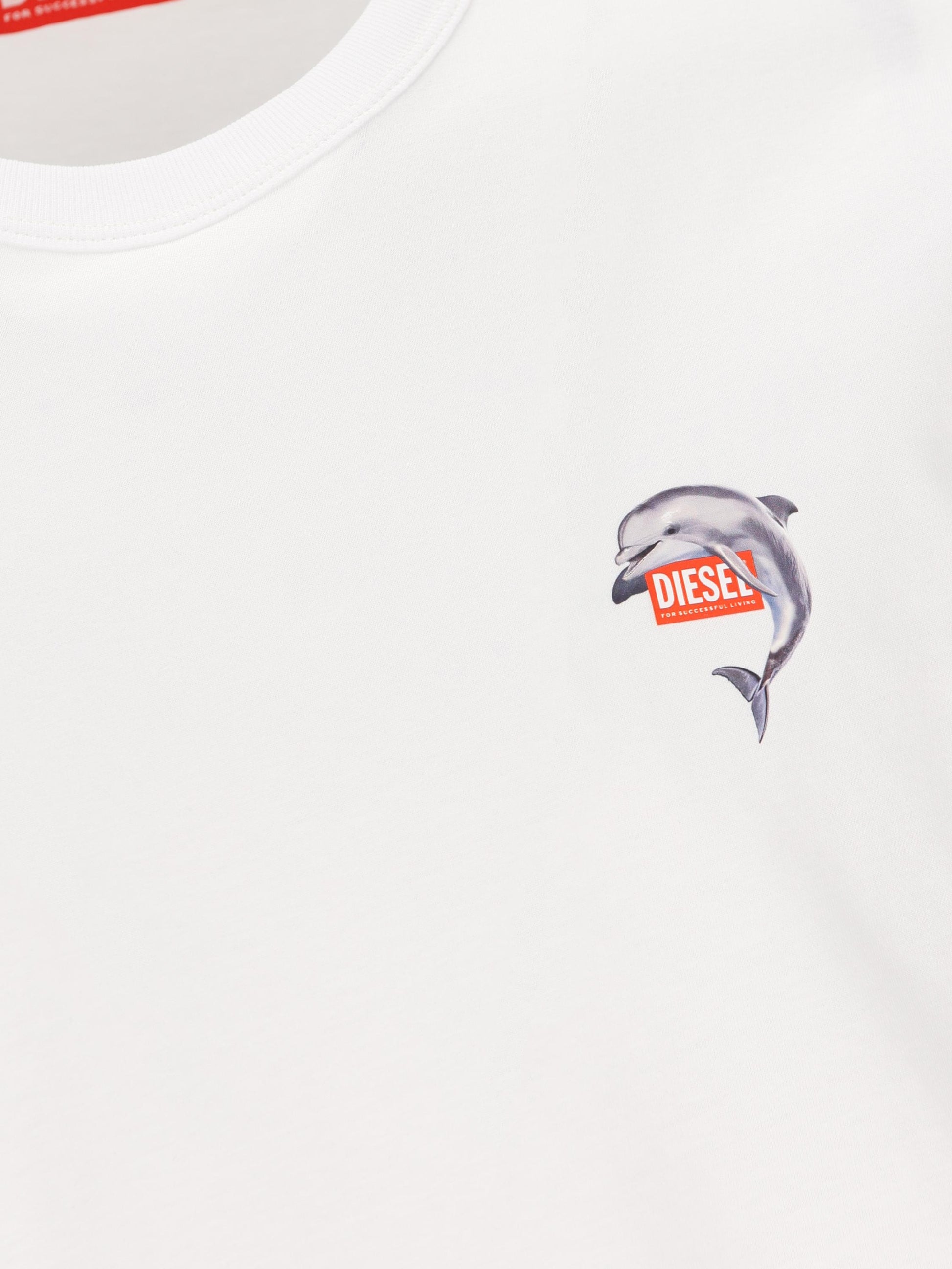 T-Shirt realizzata in cotone. A21652 0PLAT100 DIESEL 
